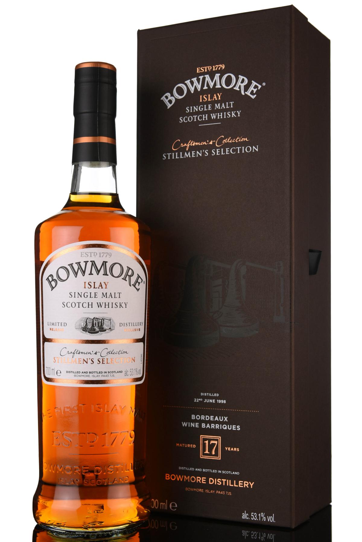 Bowmore 1998 - 17 Year Old - Stillmens Selection