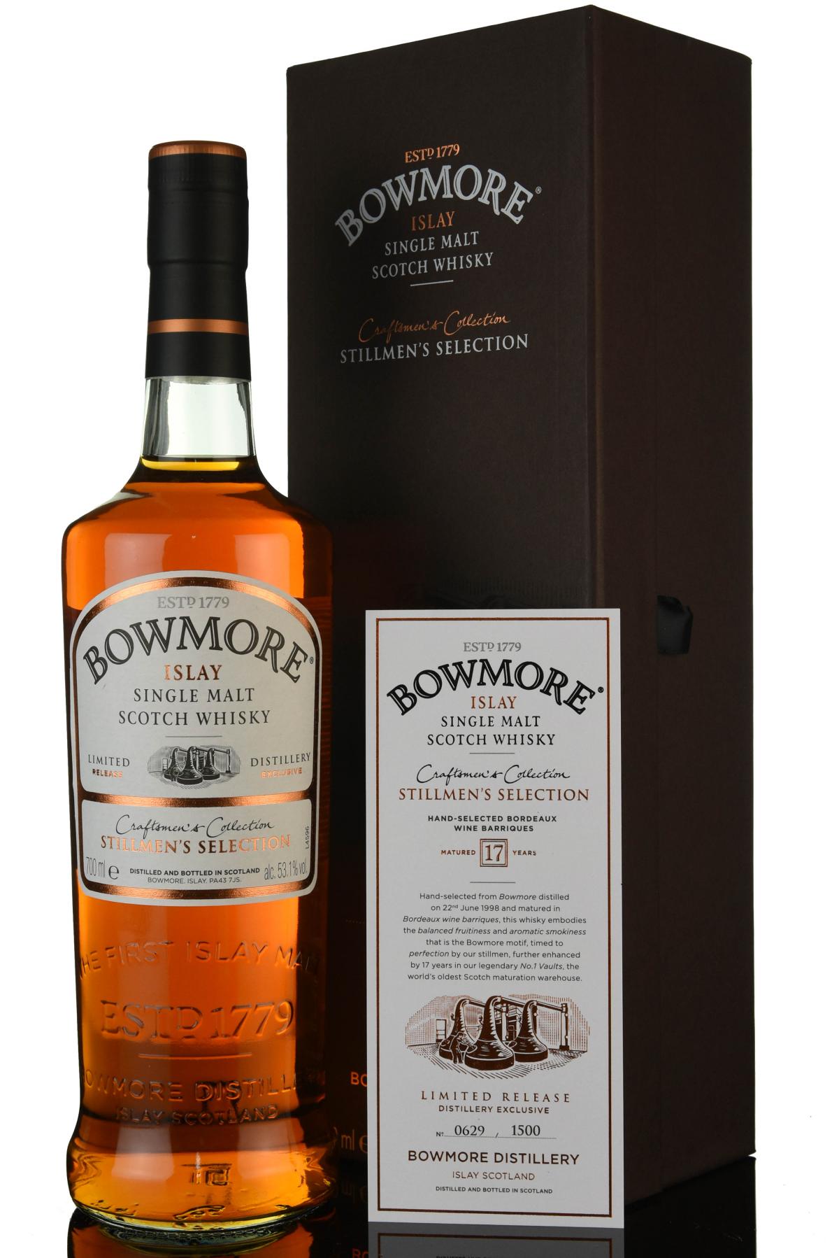 Bowmore 1998 - 17 Year Old - Stillmens Selection