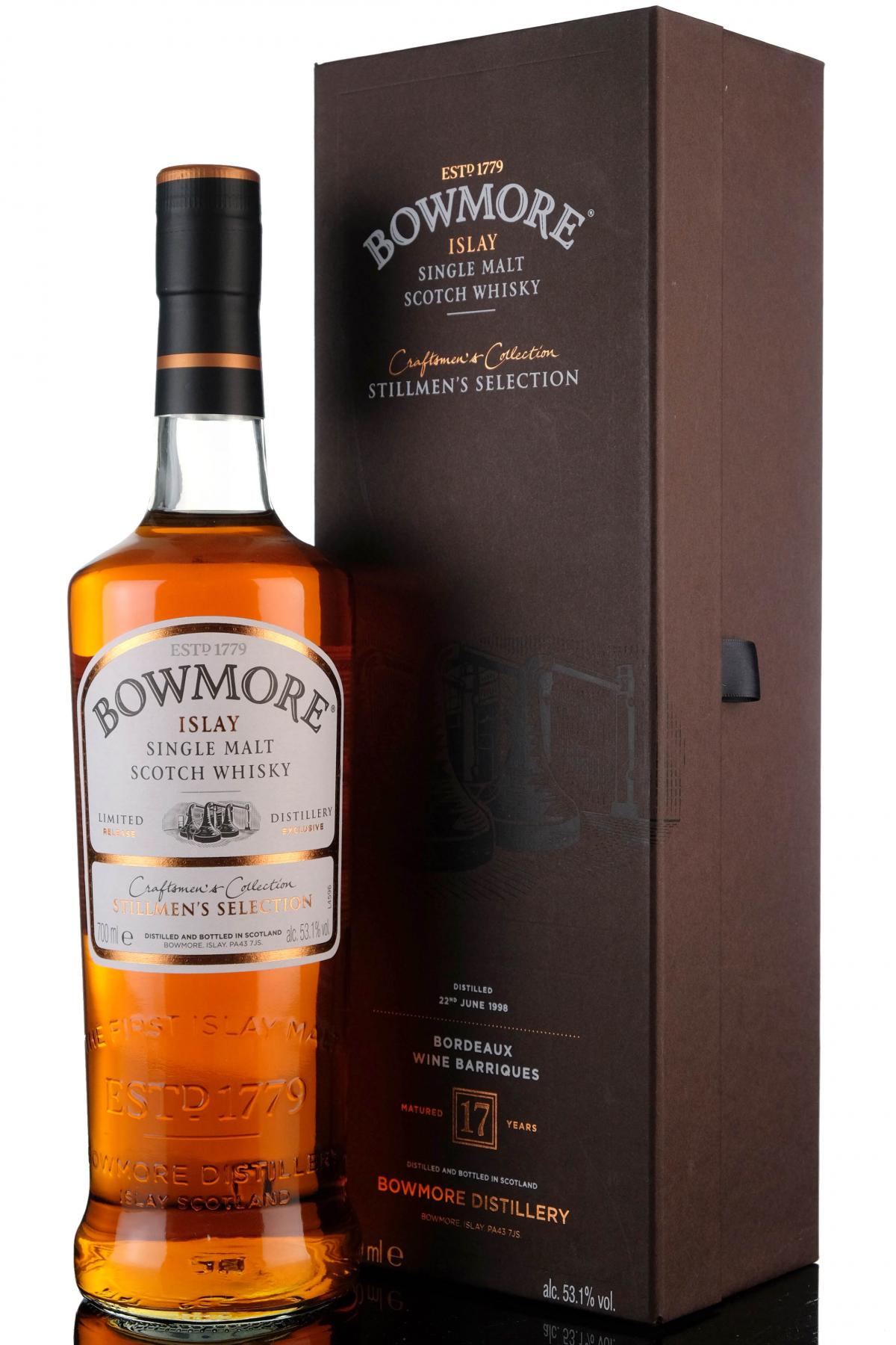 Bowmore 1998 - 17 Year Old - Stillmens Selection