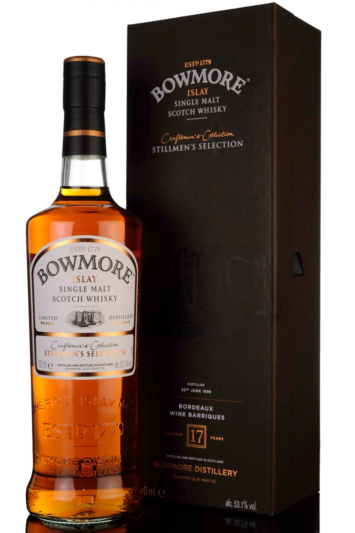 Bowmore 1998 - 17 Year Old - Stillmens Selection