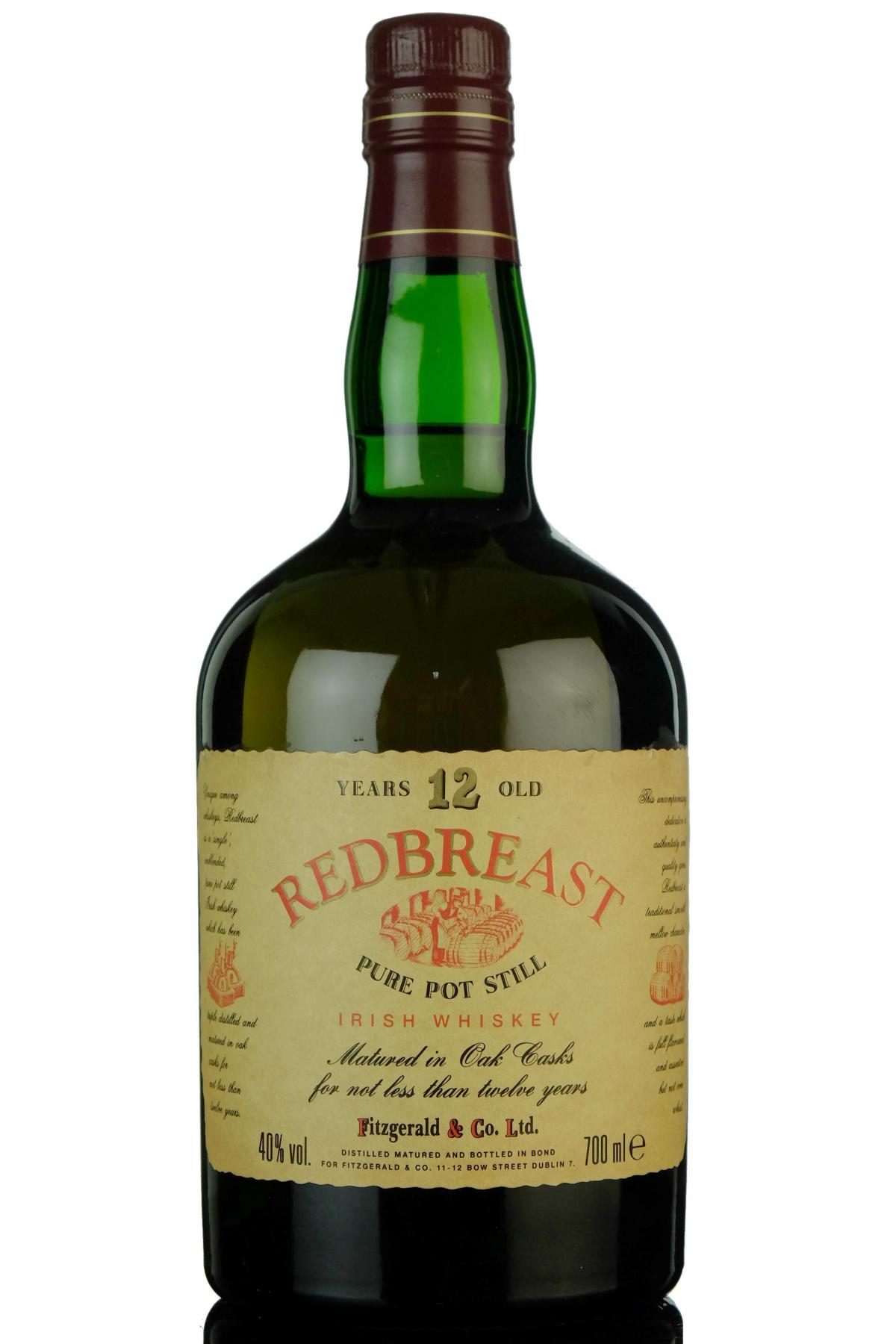 Redbreast 12 Year Old - Pure Pot Still