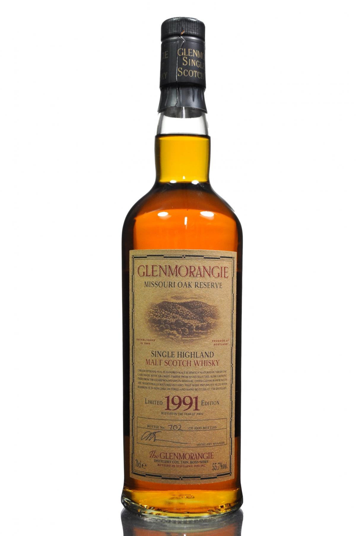Glenmorangie 1991-2002 - Missouri Oak