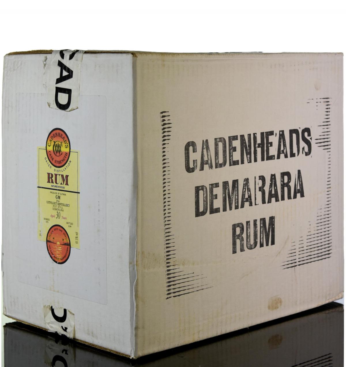 Uitvlugt 1974-2004 - 30 Year Old - Cask Strength - Cadenheads Rum - Full Case