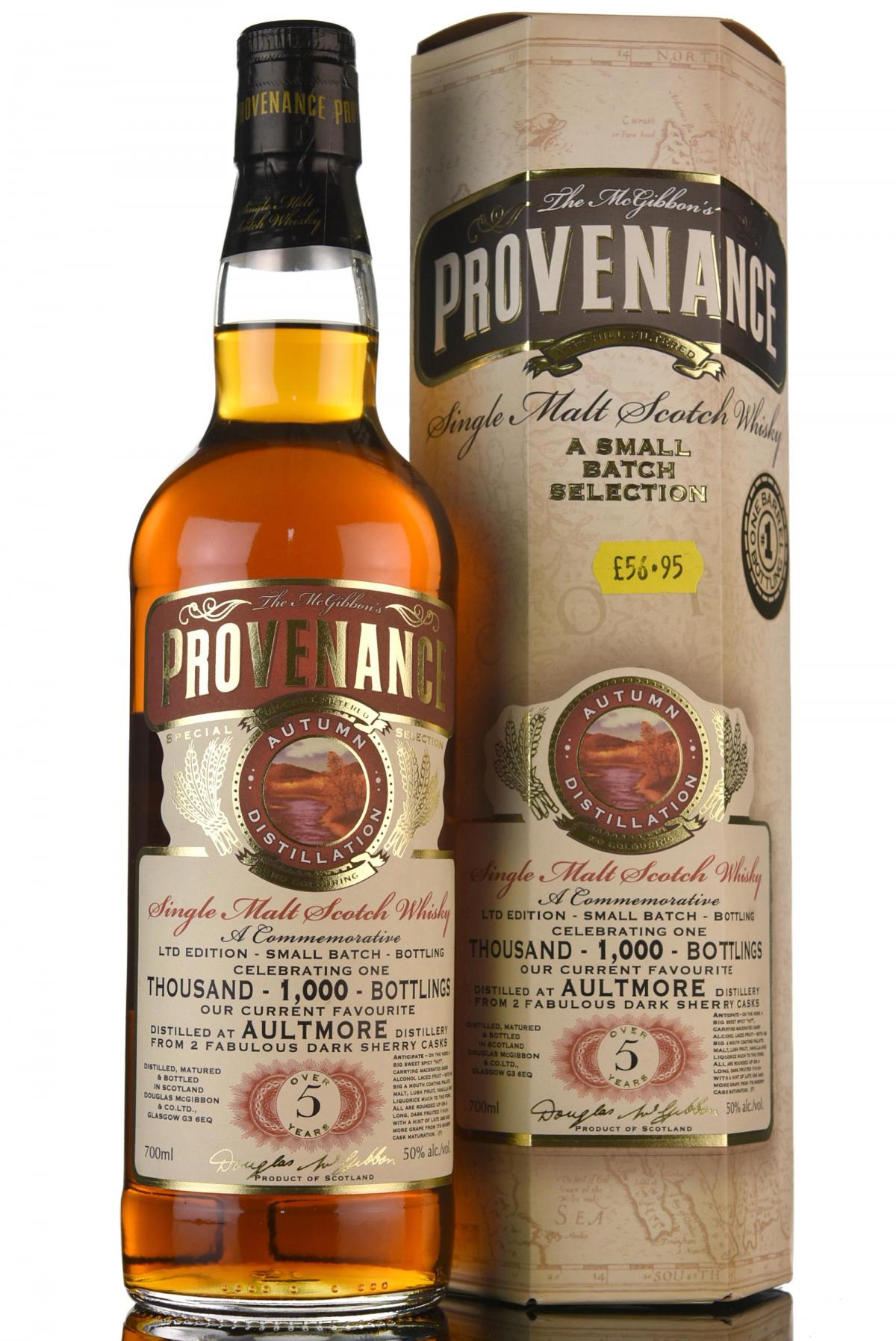 Aultmore 5 Year Old - Provenance - Celebrating 1000 Bottlings