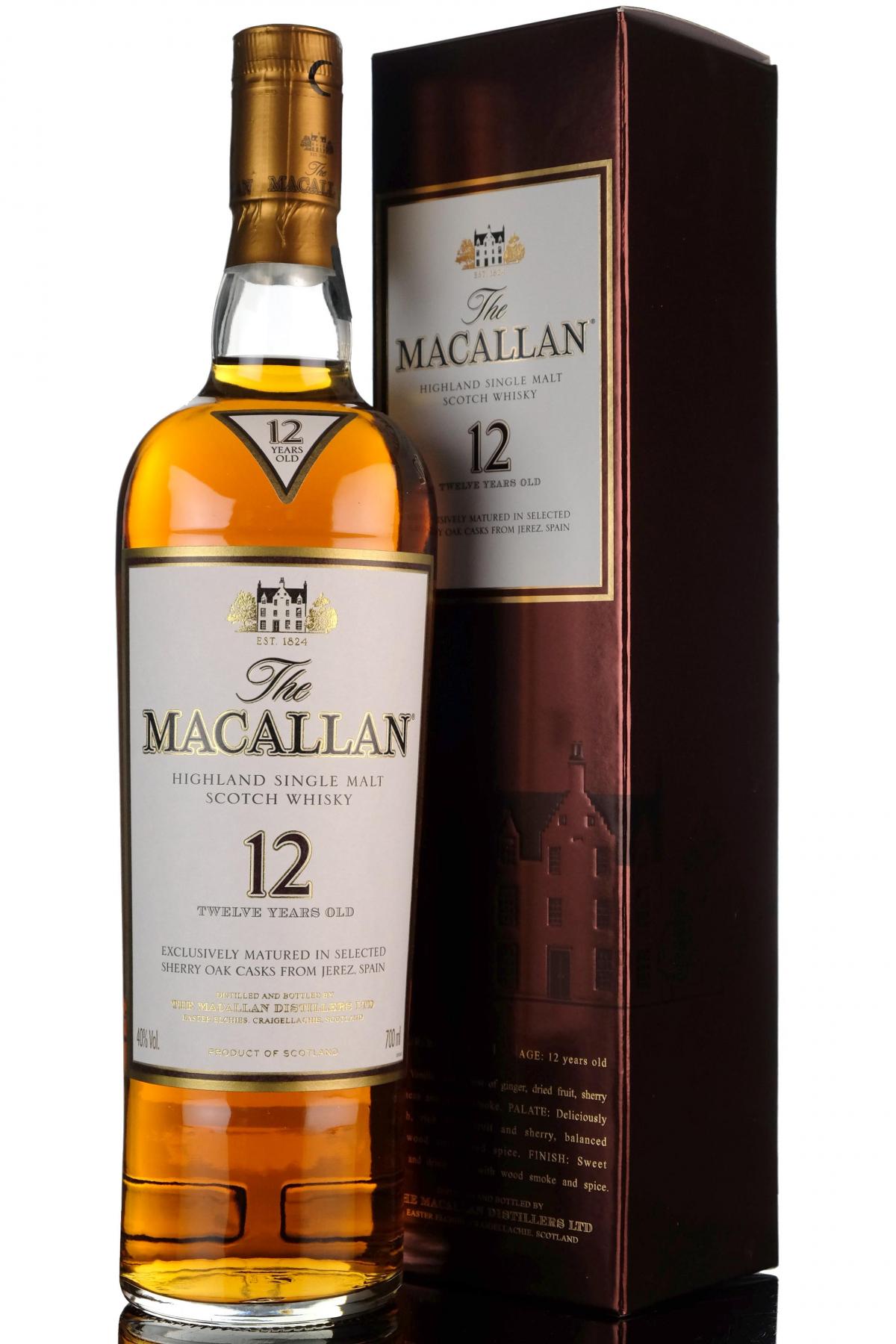 Macallan 12 Year Old - Sherry Cask