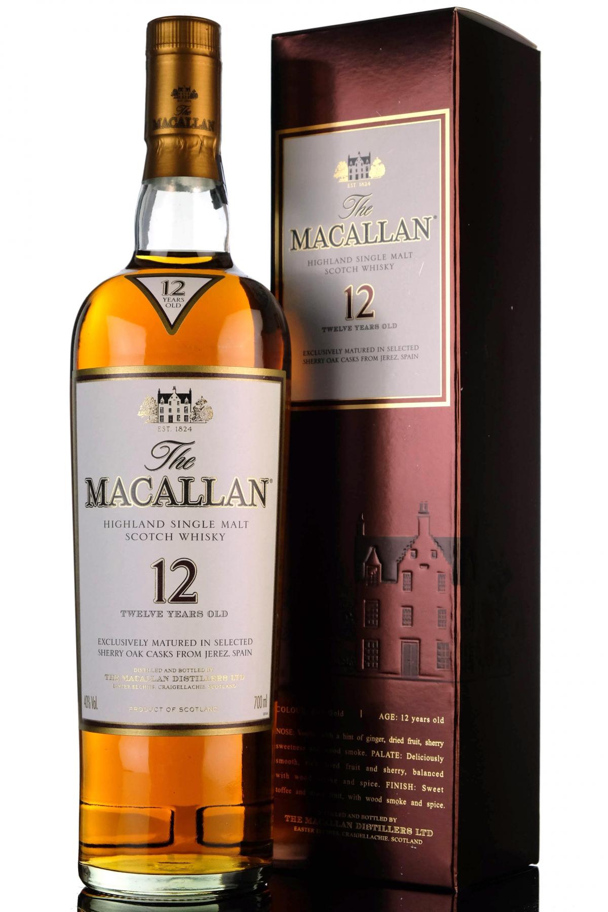 Macallan 12 Year Old - Sherry Cask