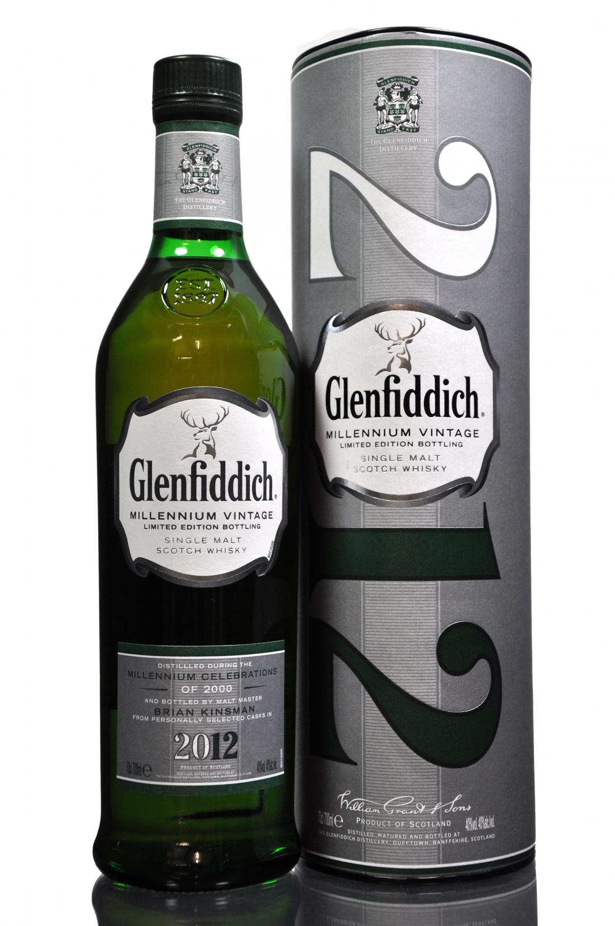 Glenfiddich 2000-2012 - 12 Year Old - Millennium Vintage