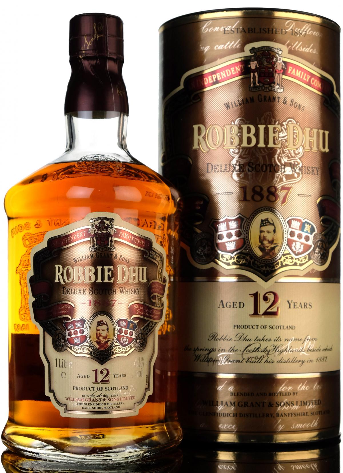 Robbie Dhu 12 Year Old - 1 Litre