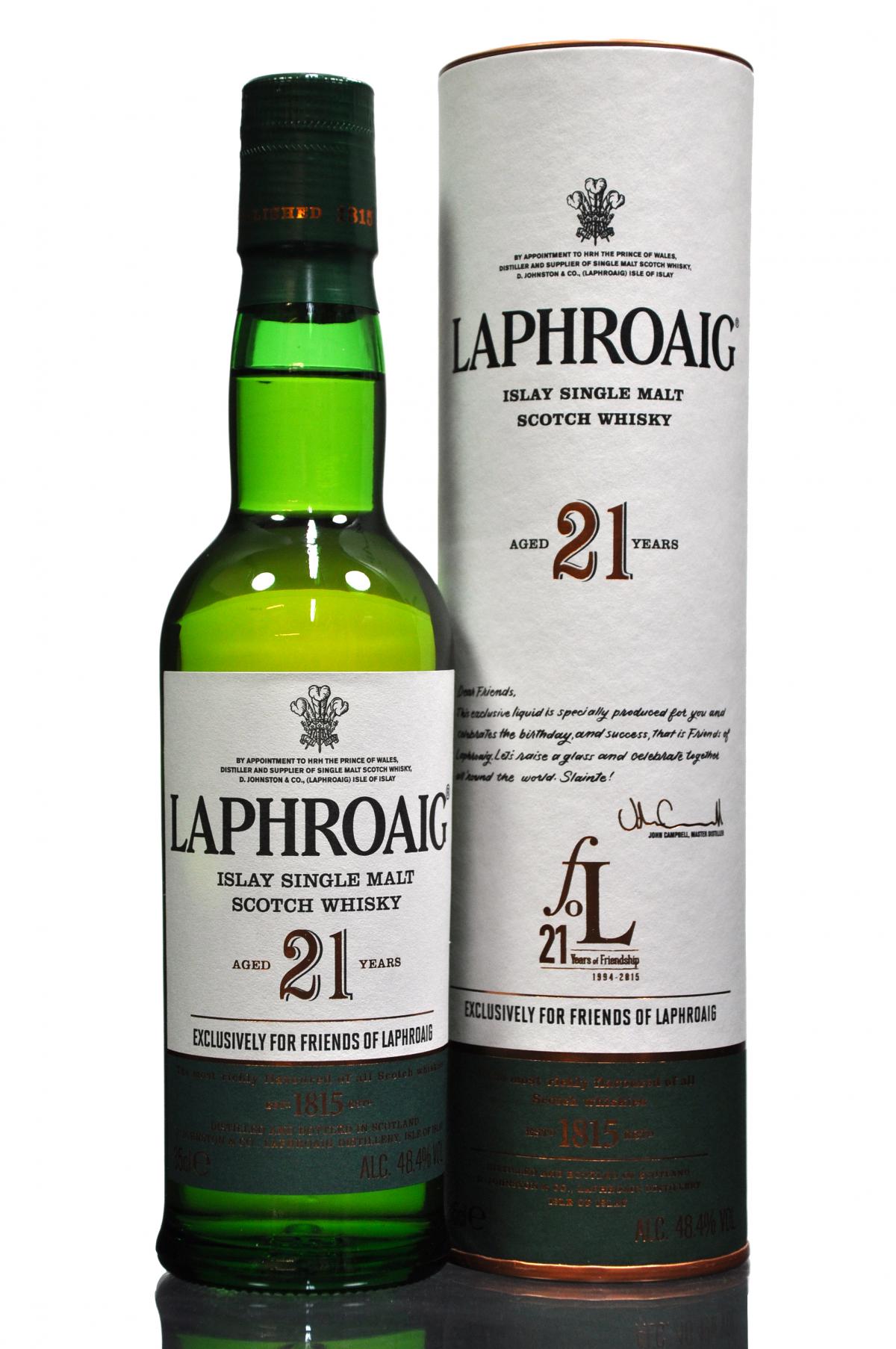 Laphroaig 21 Year Old - 35cl