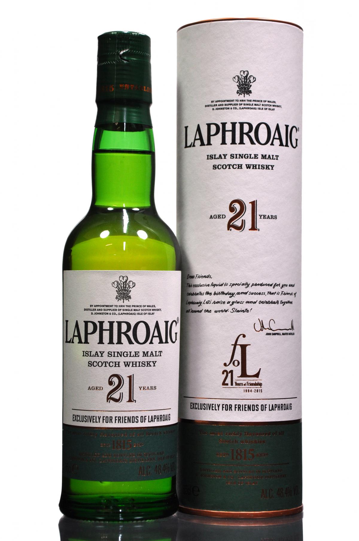 Laphroaig 21 Year Old - 35cl