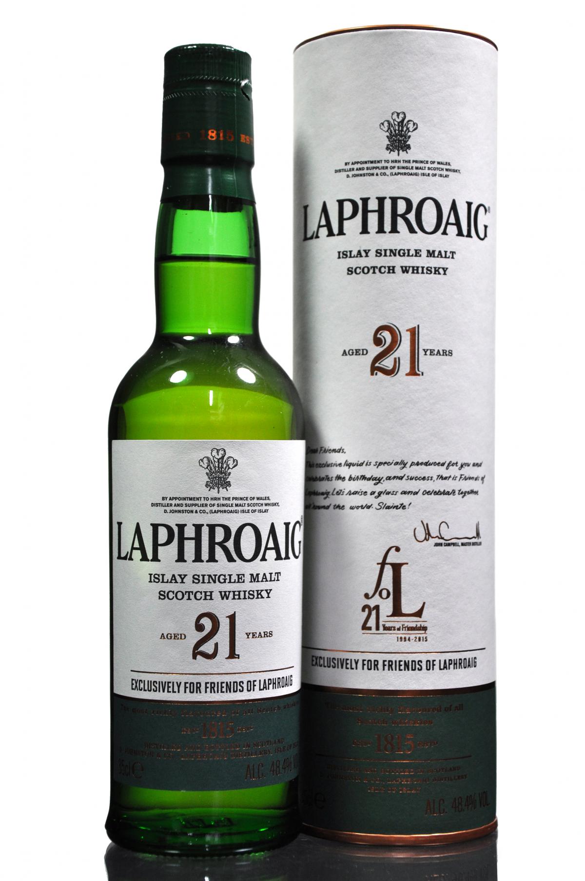 Laphroaig 21 Year Old - 35cl
