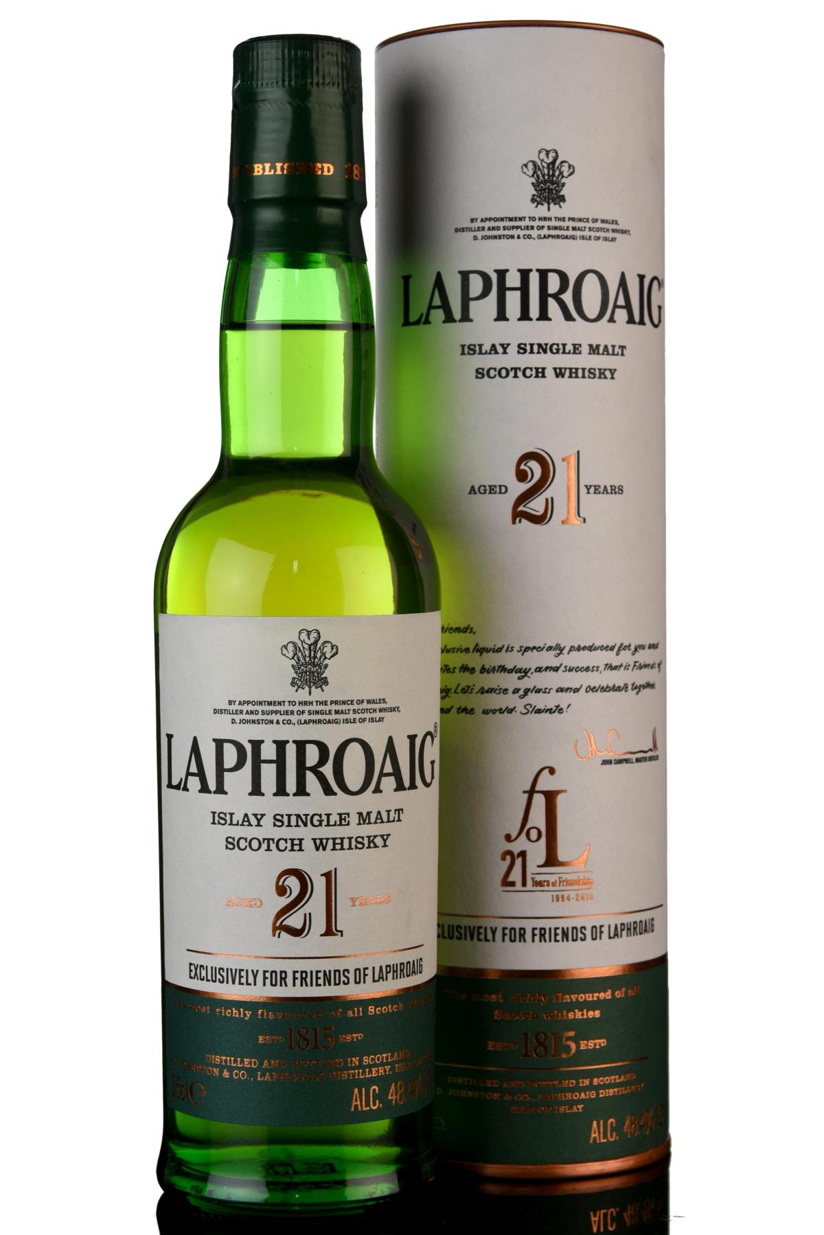 Laphroaig 21 Year Old - 35cl