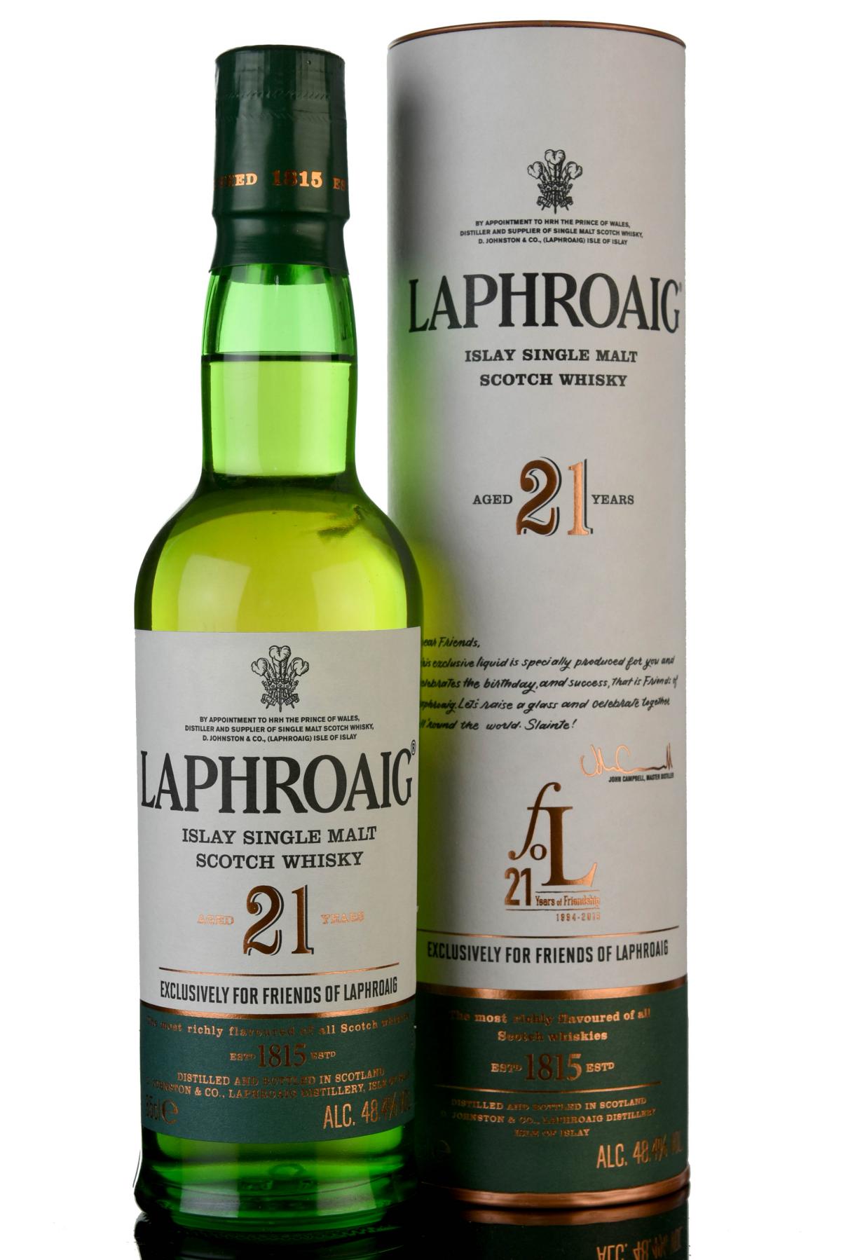 Laphroaig 21 Year Old - 35cl