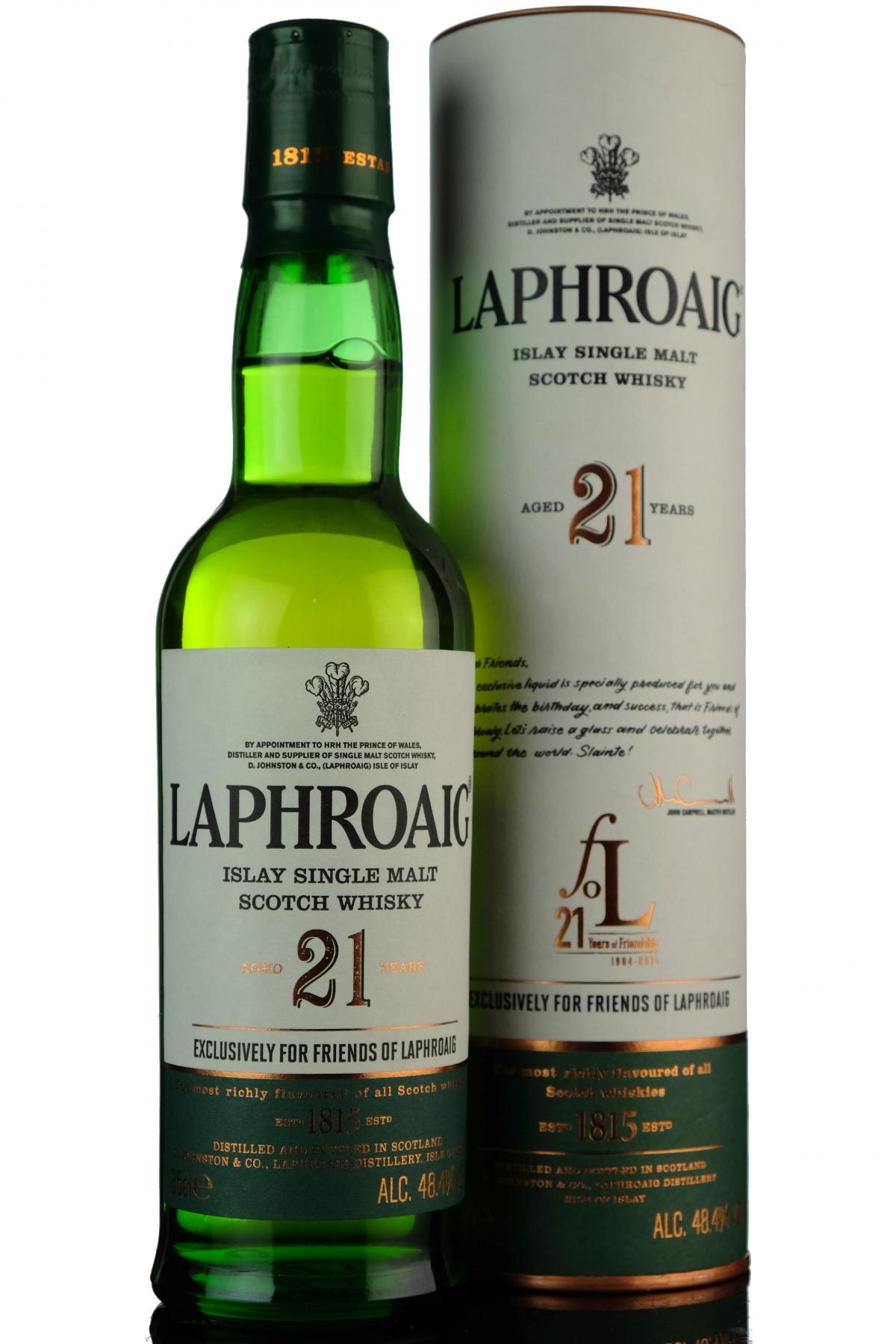 Laphroaig 21 Year Old - 35cl