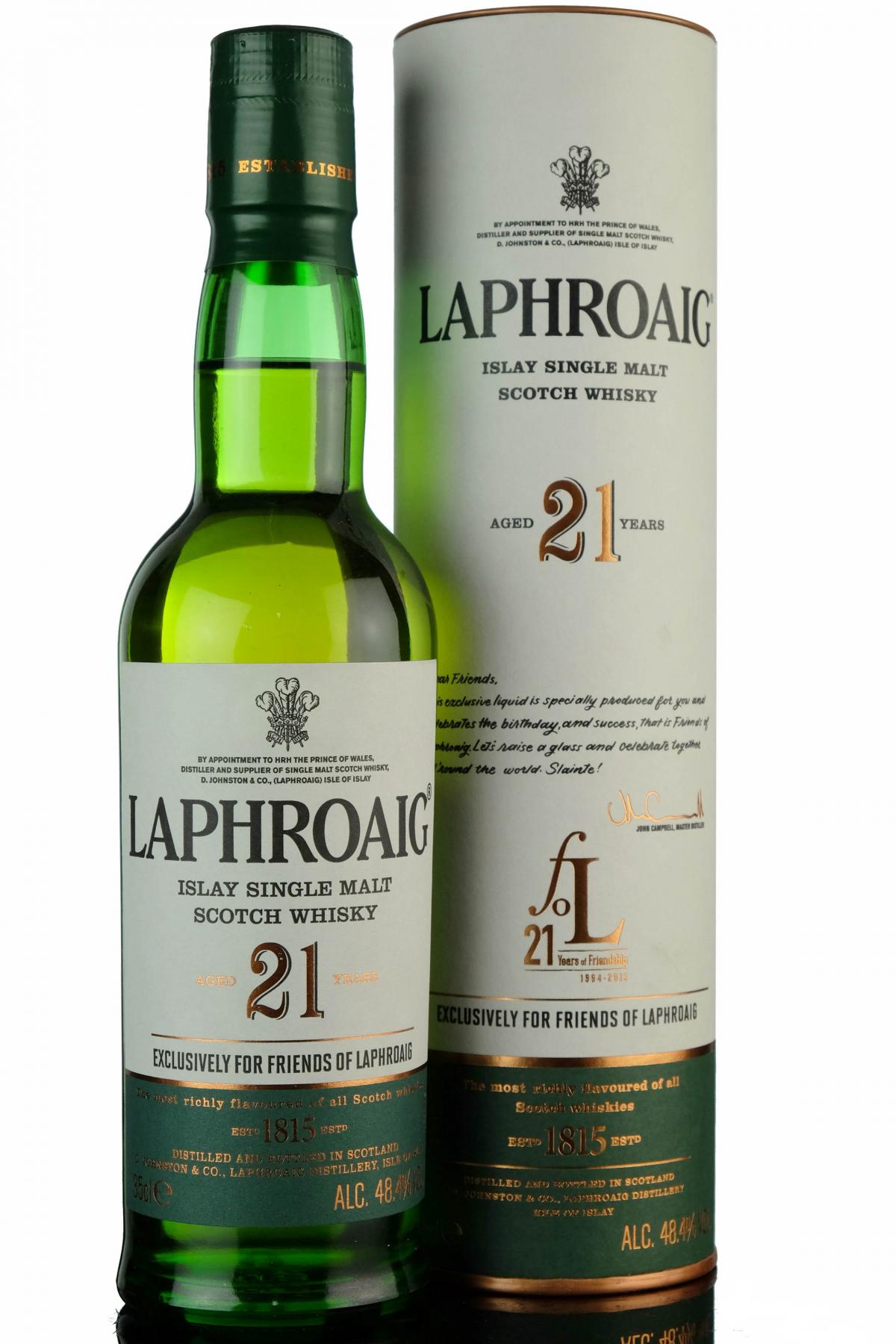 Laphroaig 21 Year Old - 35cl
