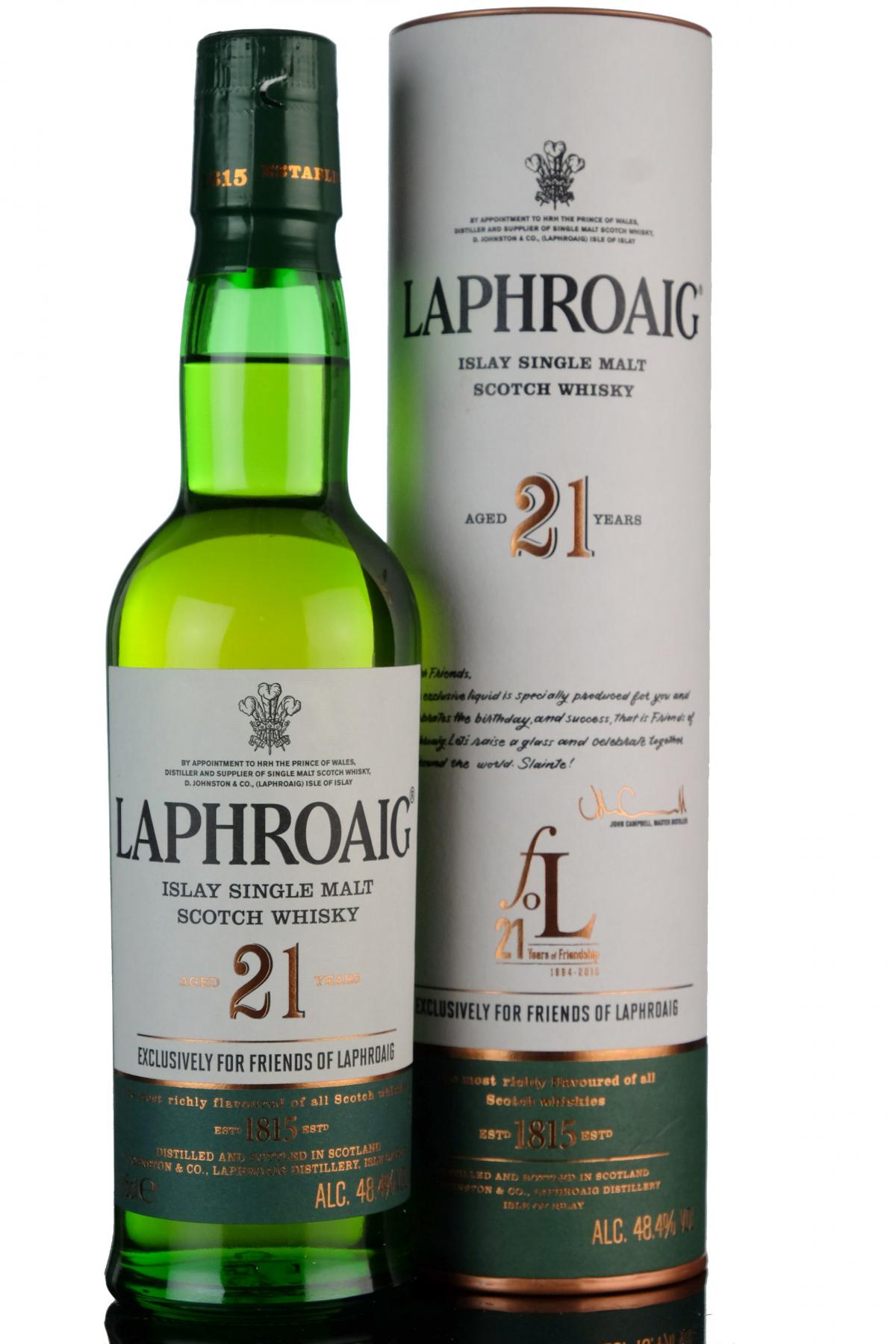Laphroaig 21 Year Old - 35cl