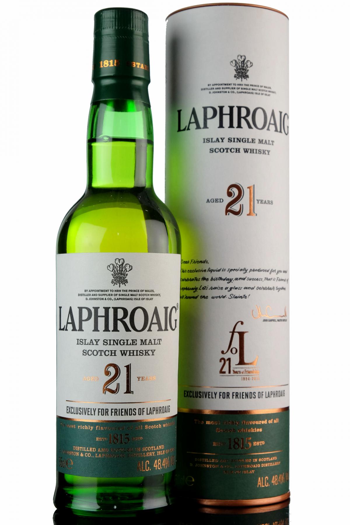 Laphroaig 21 Year Old - 35cl