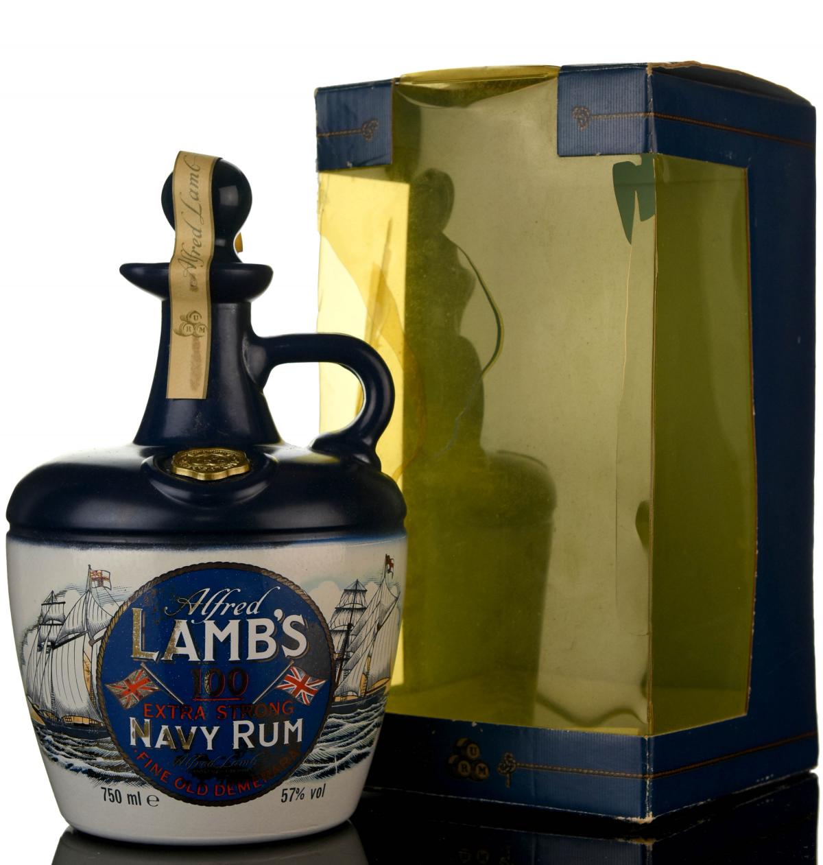 Lambs Navy Rum - Extra Strong - 100 Proof - Ceramic