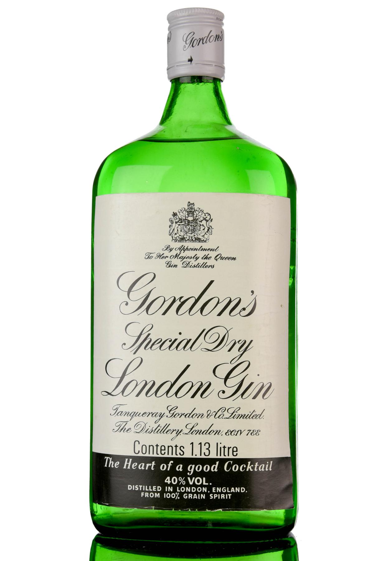 Gordons Gin - 1980s - 1.13 Litres