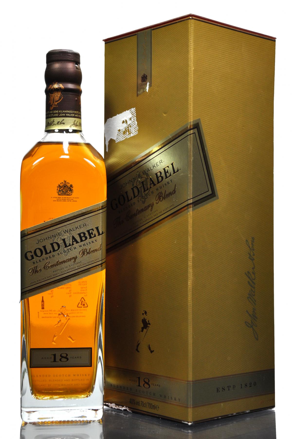 Johnnie Walker 18 Year Old - Gold Label
