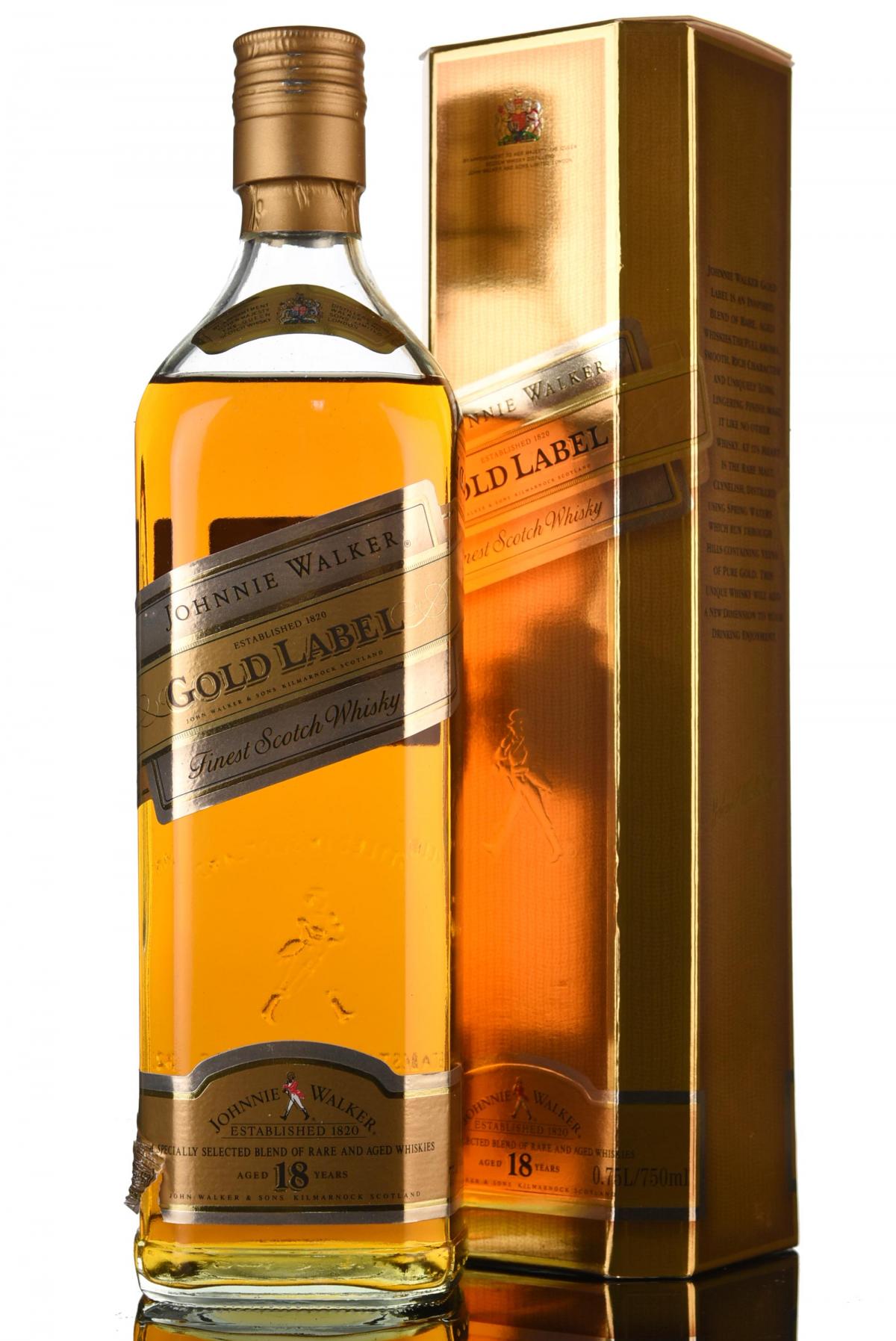 Johnnie Walker 18 Year Old - Gold Label