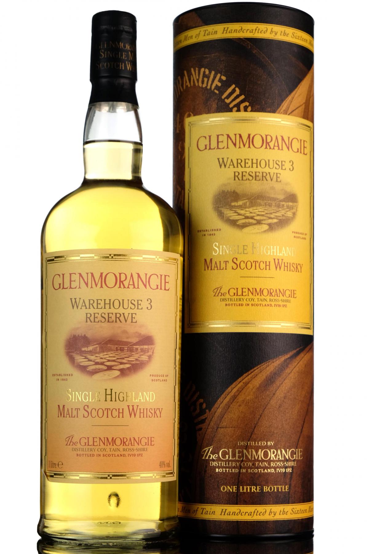 Glenmorangie Warehouse 3 - 1 Litre