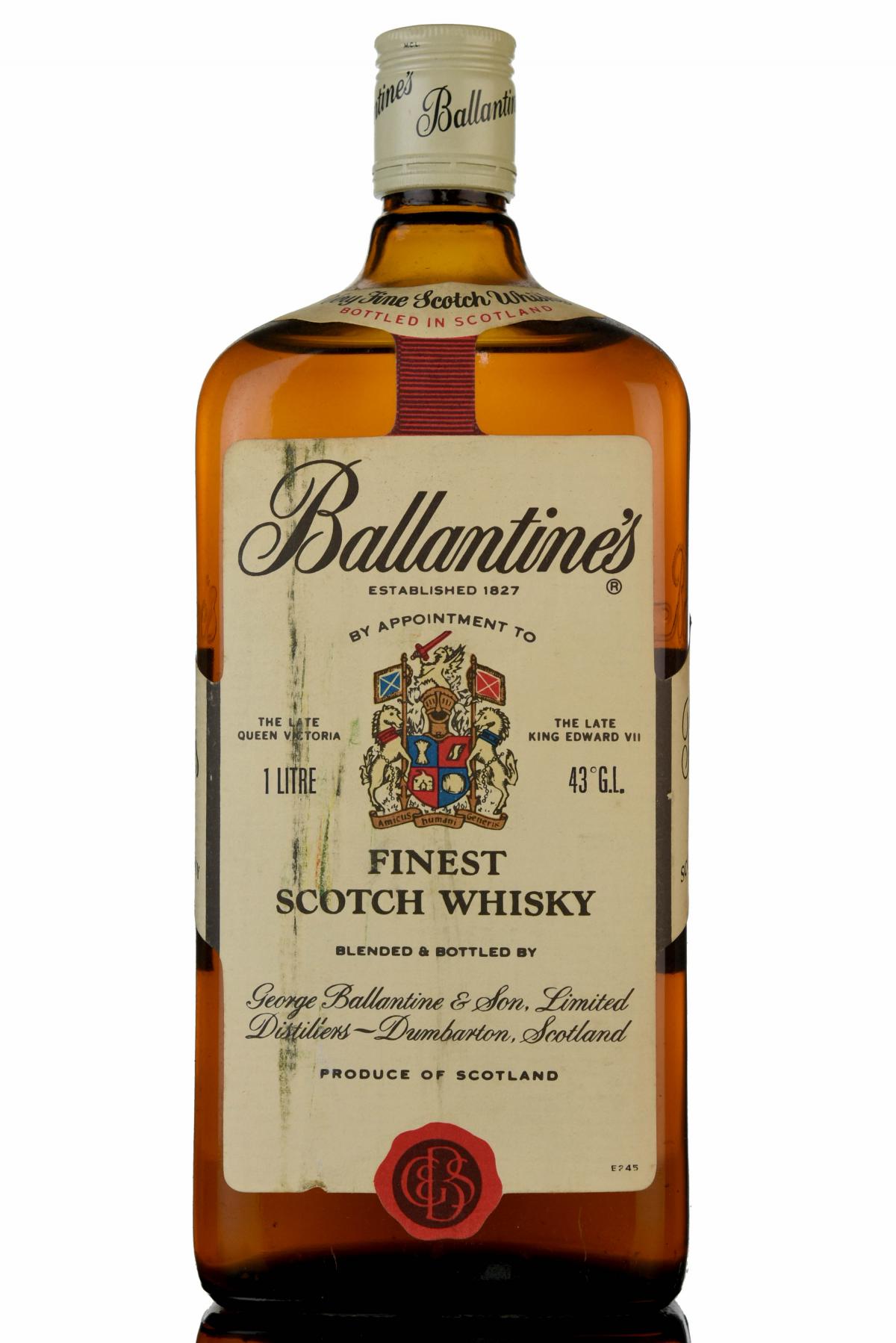 Ballantines Finest - 1970s - 1 Litre
