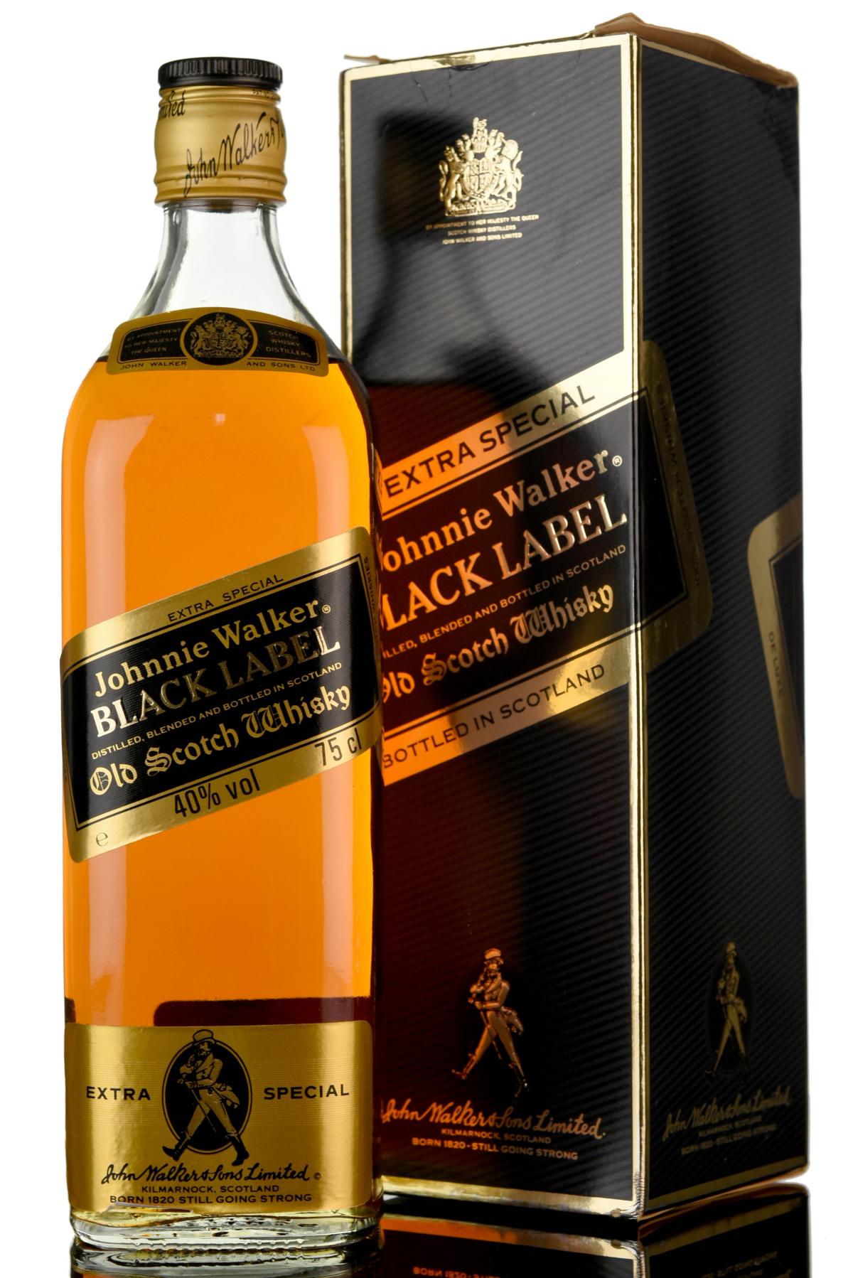 Johnnie Walker 12 Year Old - Black Label - 1980s