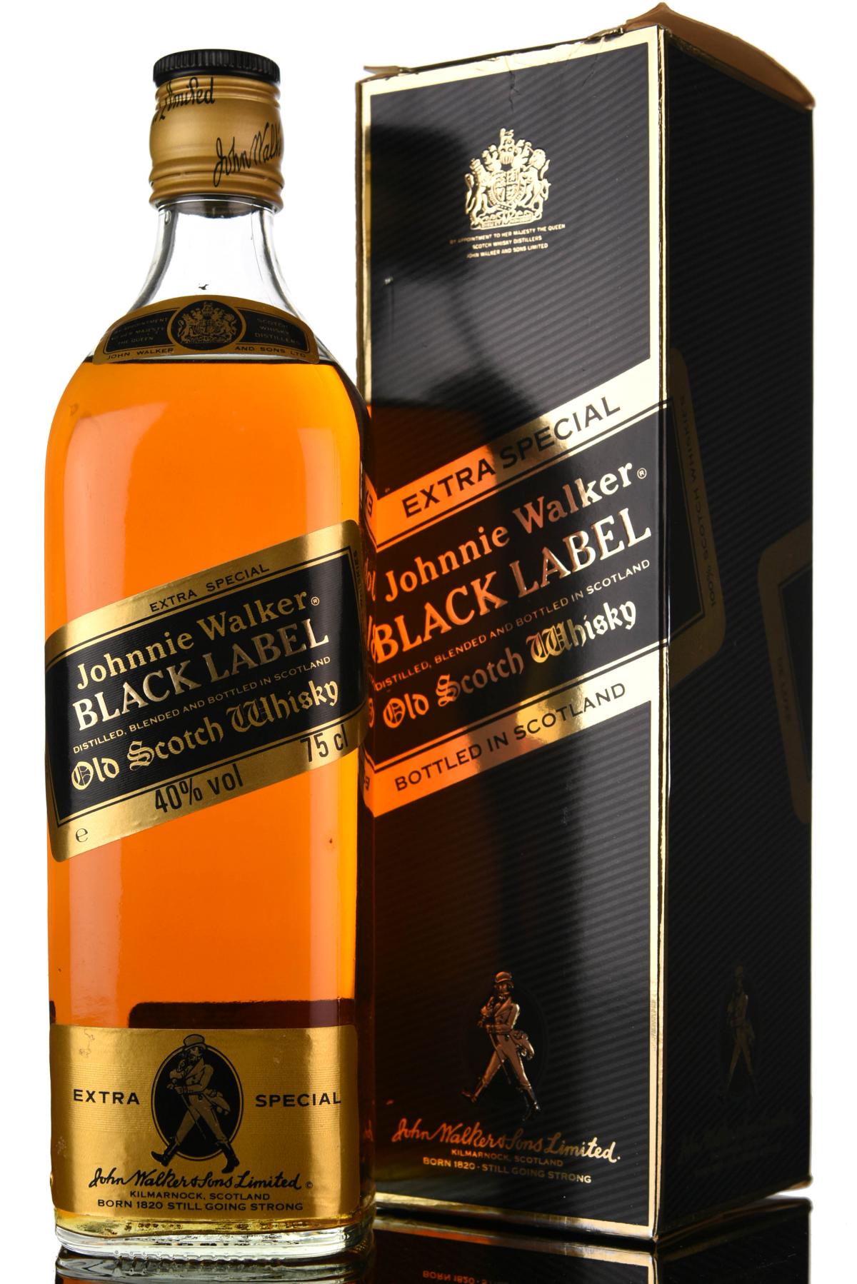 Johnnie Walker 12 Year Old - Black Label - 1980s