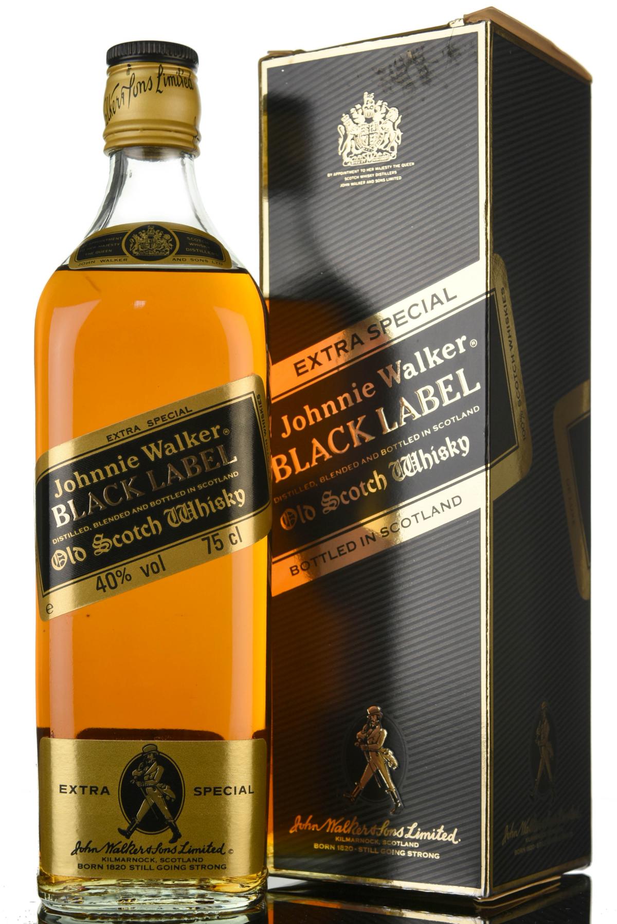 Johnnie Walker 12 Year Old - Black Label - 1980s
