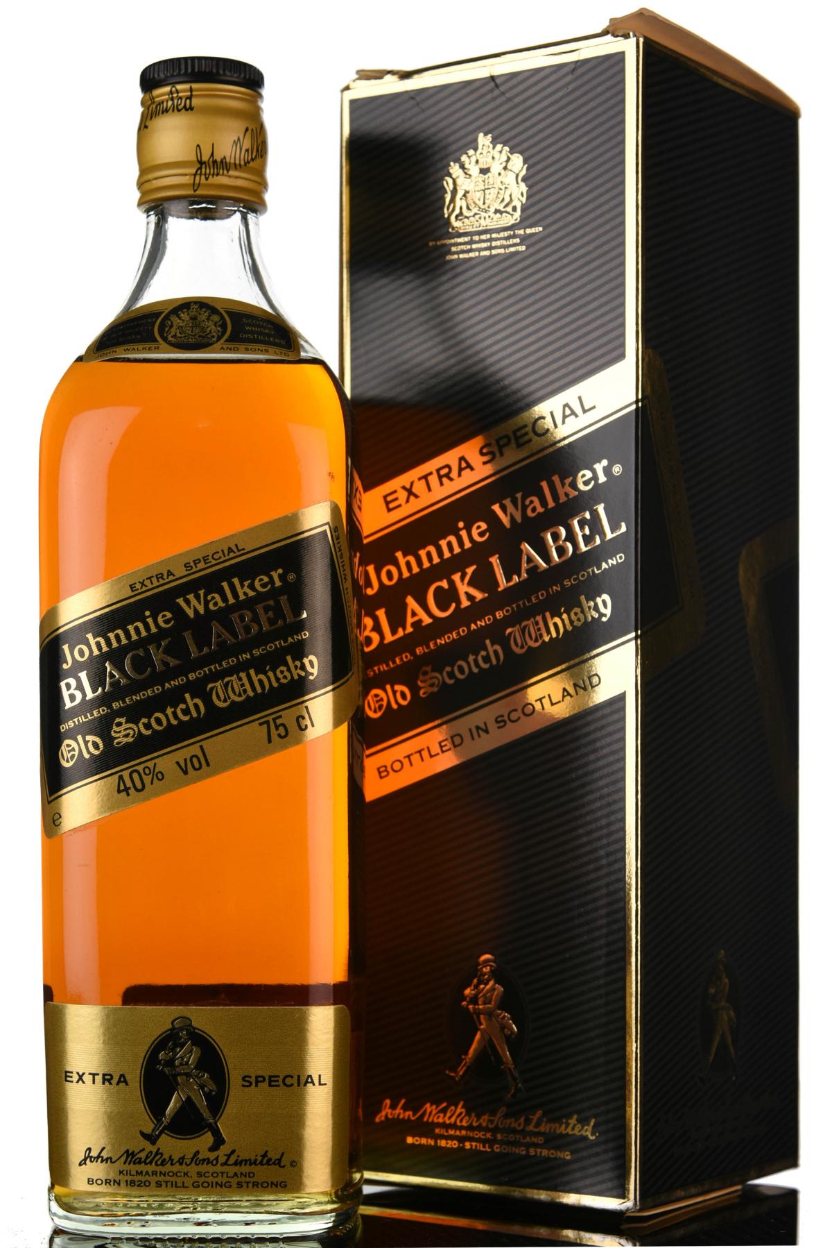 Johnnie Walker 12 Year Old - Black Label - 1980s