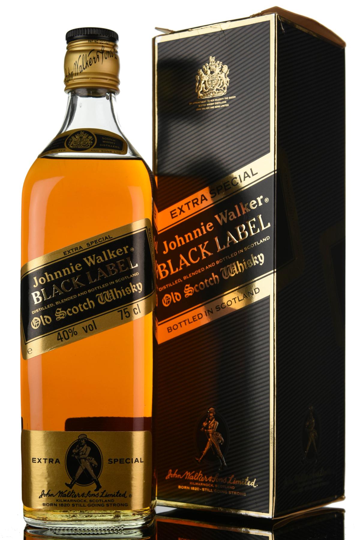 Johnnie Walker 12 Year Old - Black Label - 1980s