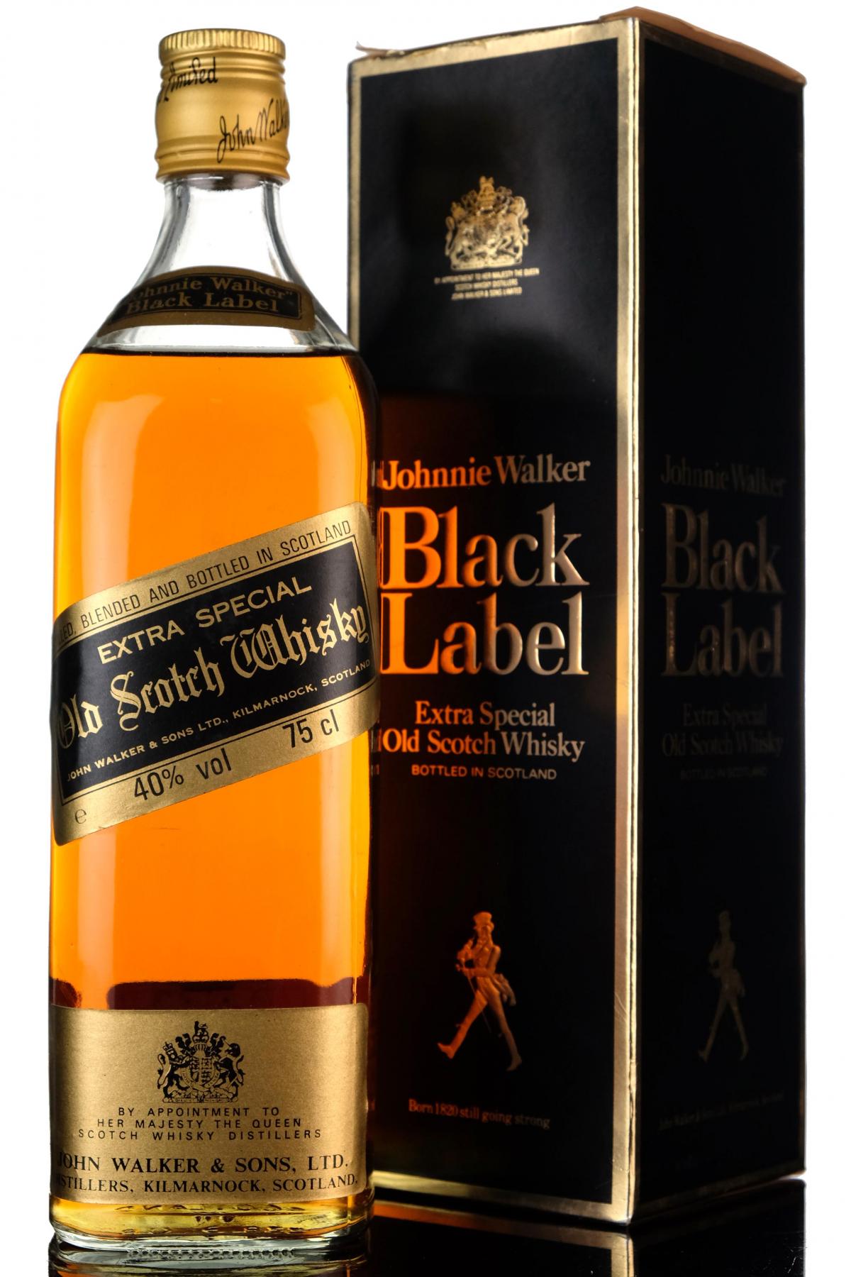 Johnnie Walker Black Label - 1980s