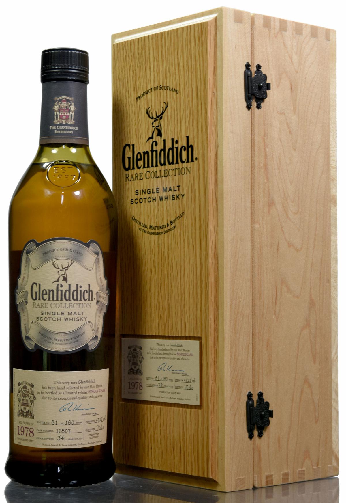 Glenfiddich 1978 - 34 Year Old - Vintage Reserve - Single Cask 11807