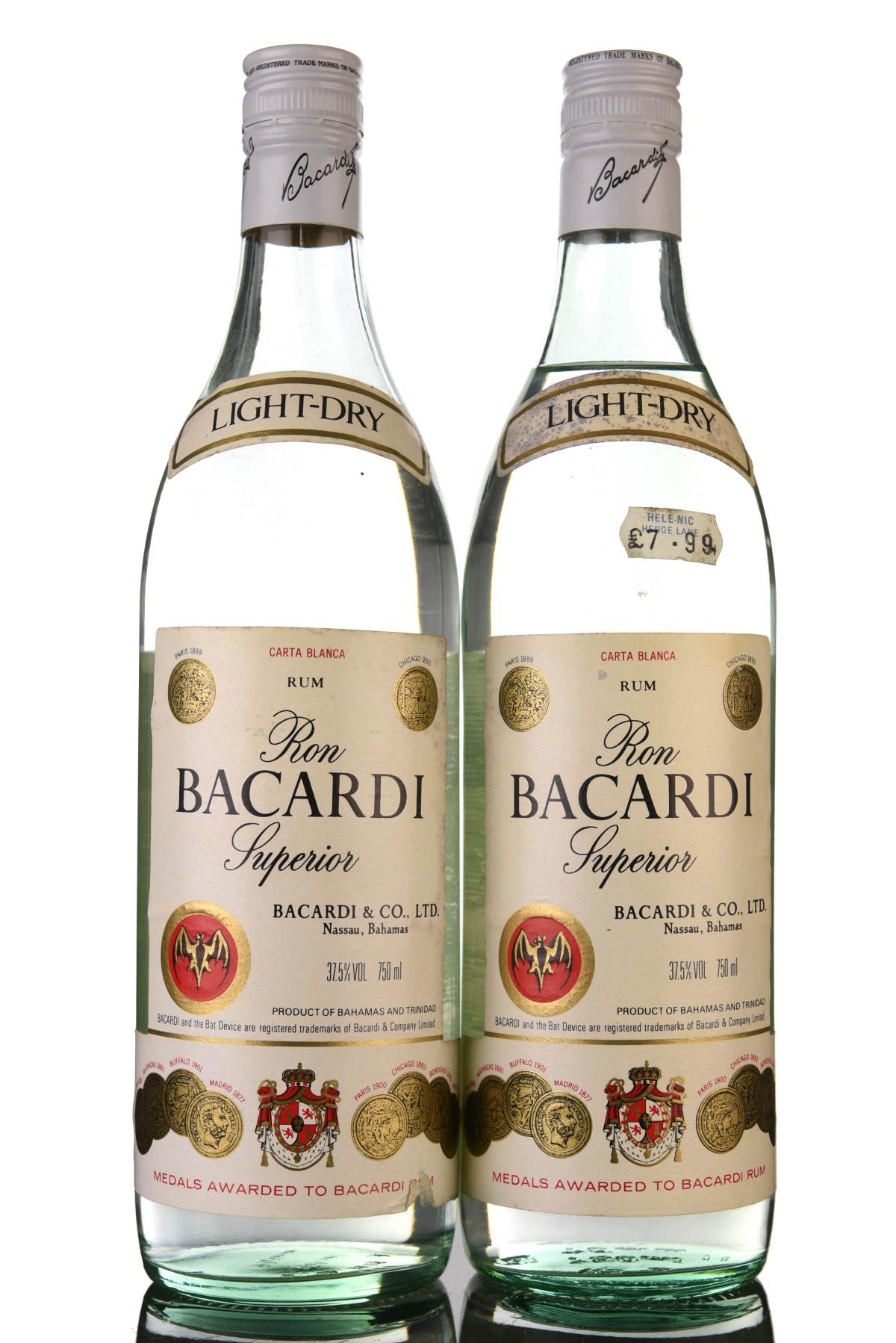 2 x Bacardi - 1980s