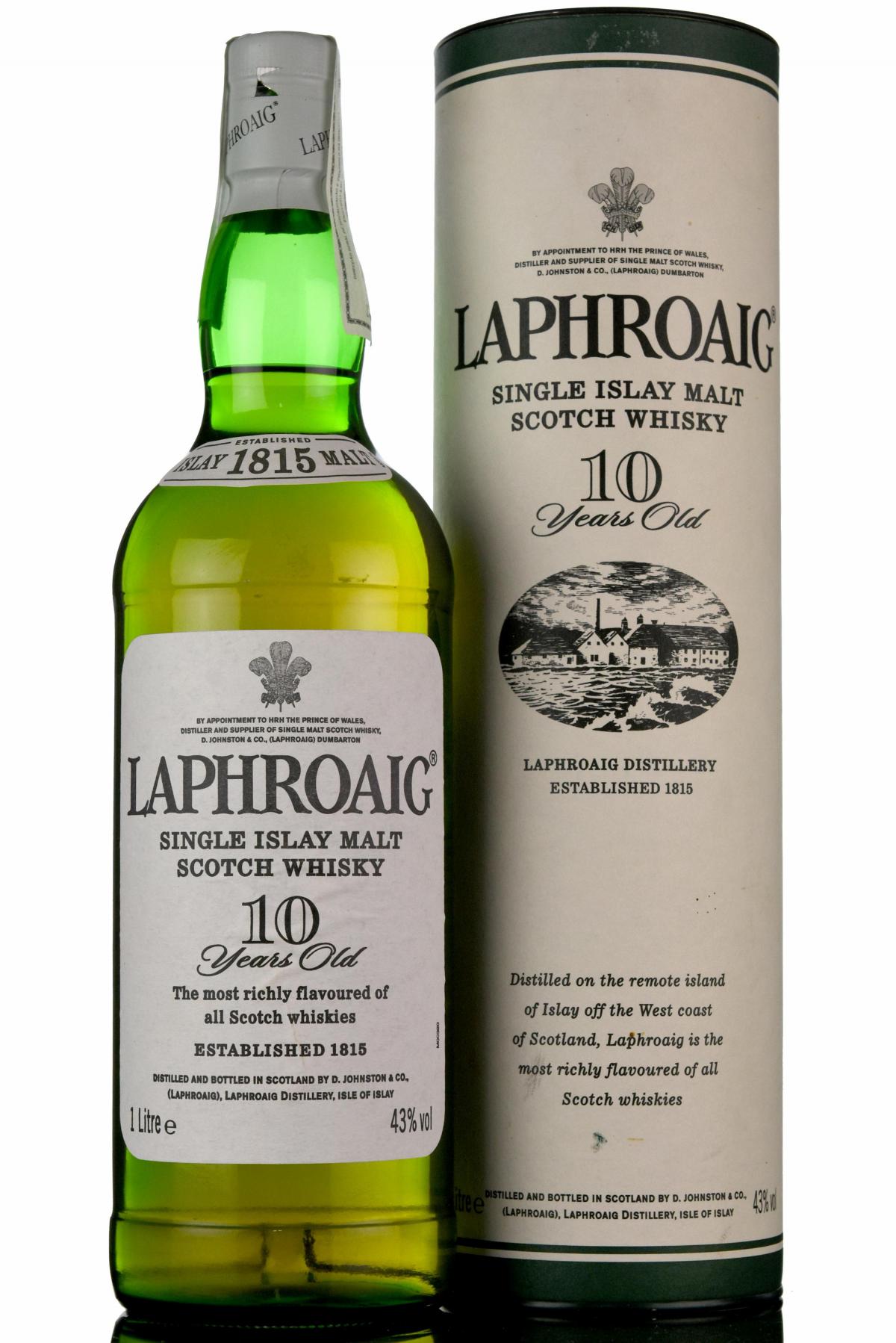 Laphroaig 10 Year Old - 1 Litre