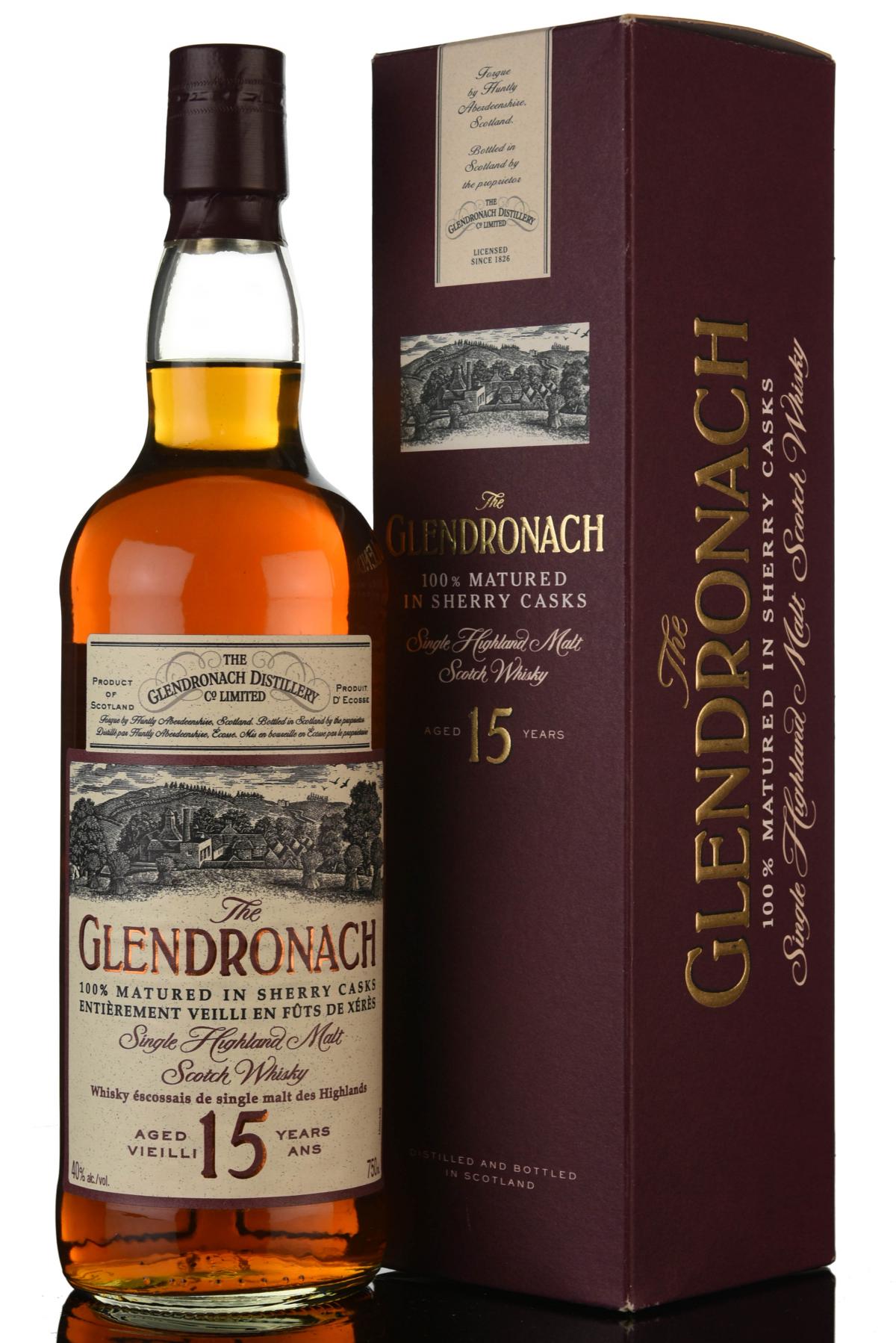 Glendronach 15 Year Old - Circa 1990