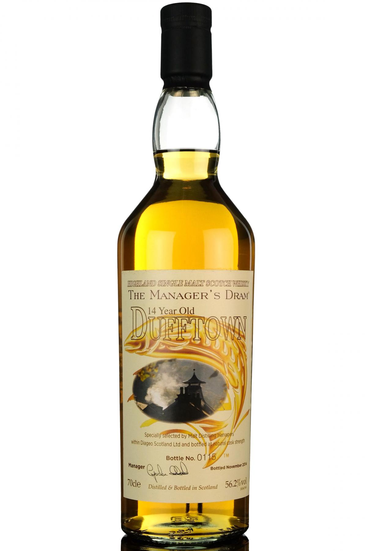 Dufftown 14 Year Old - Managers Dram 2014