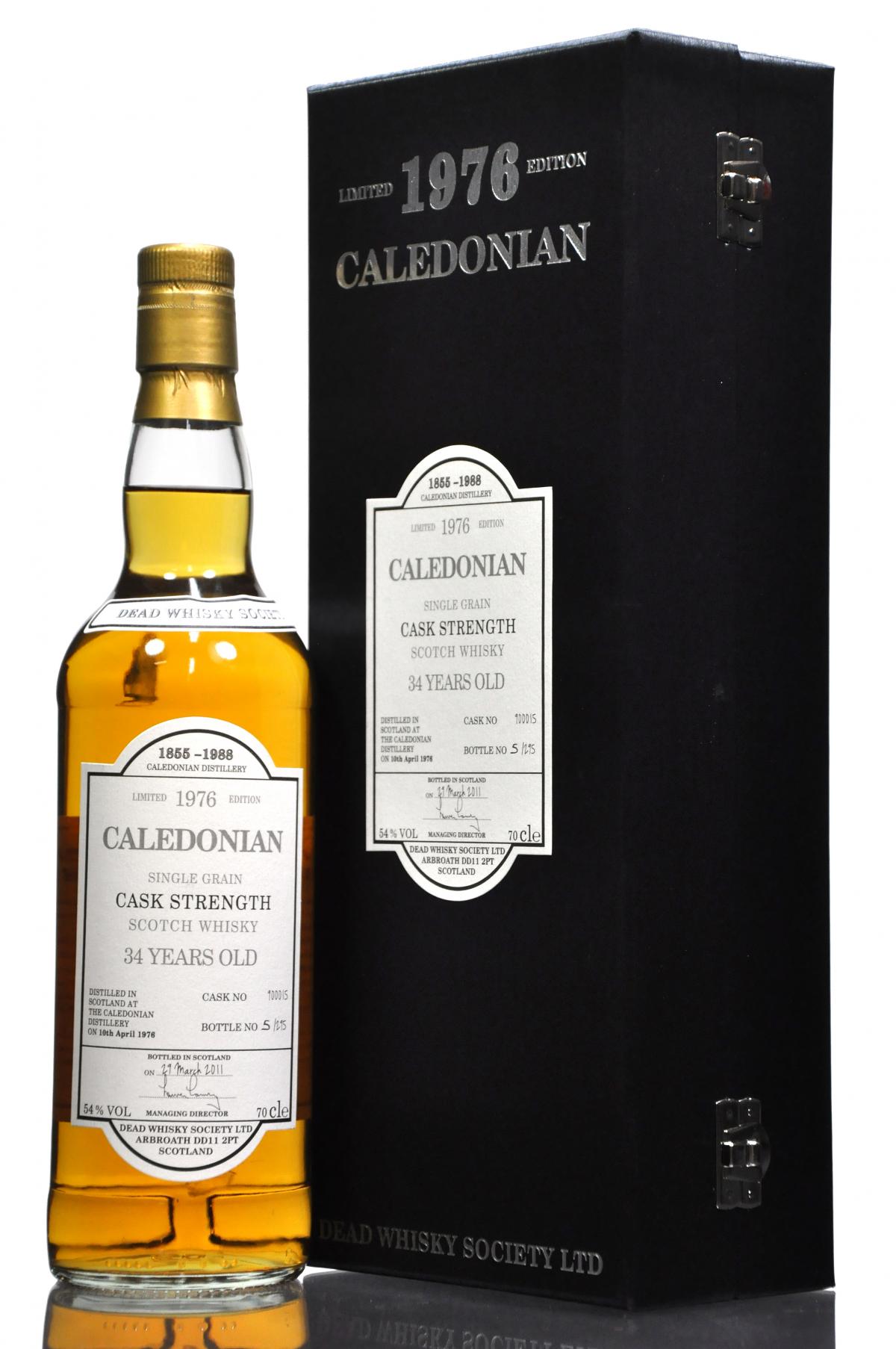Caledonian 1976-2011 - 34 Year Old - Dead Whisky Society