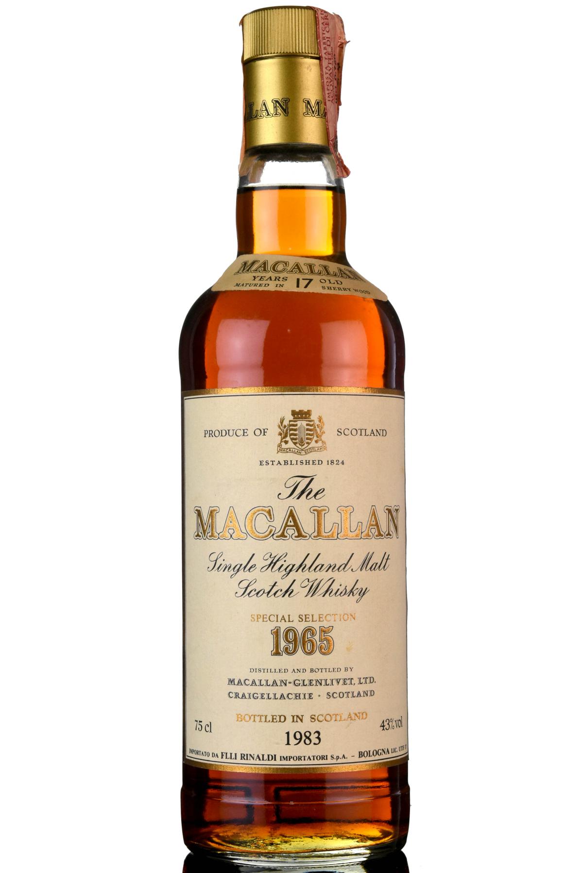 Macallan 1965-1983 - 17 Year Old