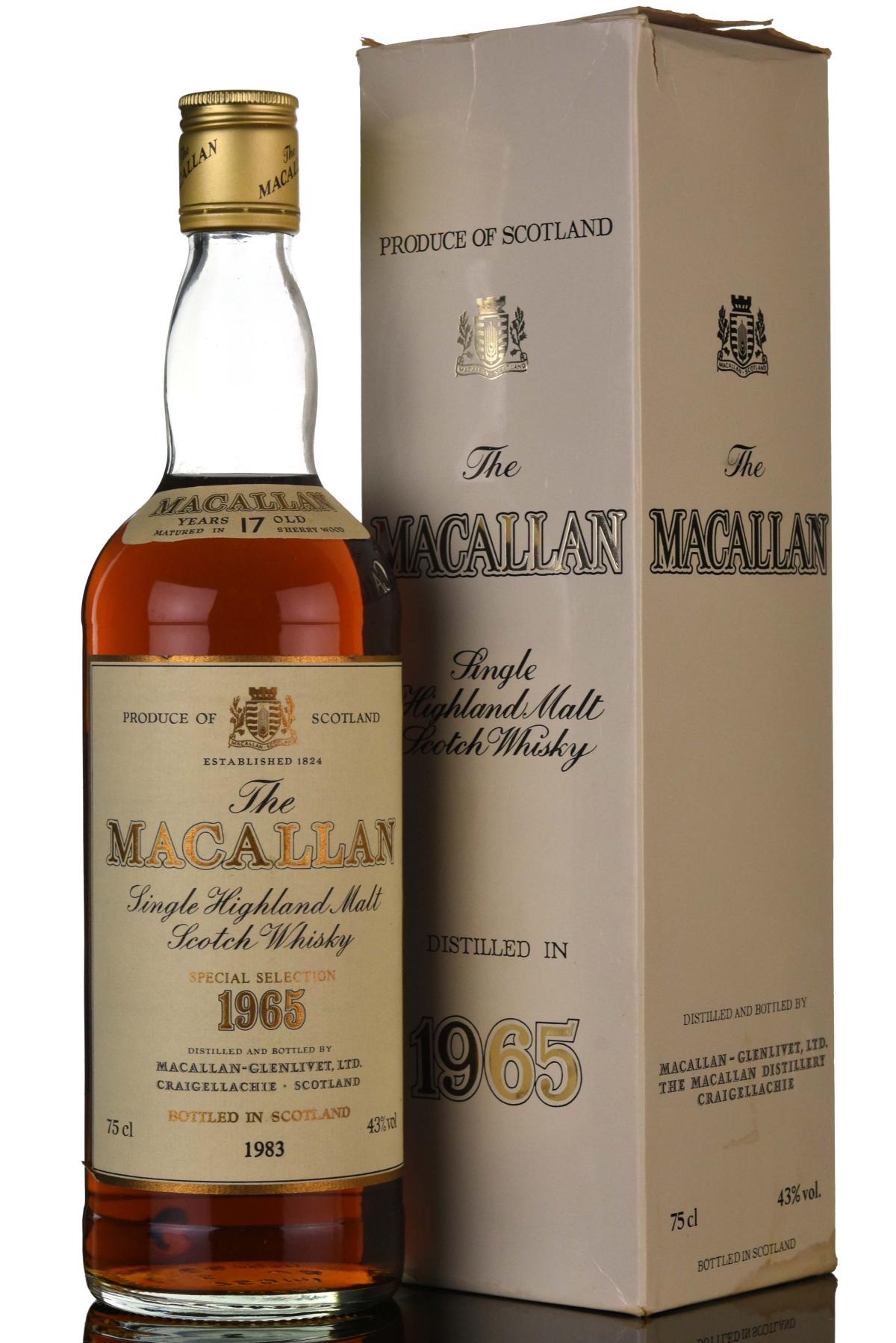 Macallan 1965-1983 - 17 Year Old