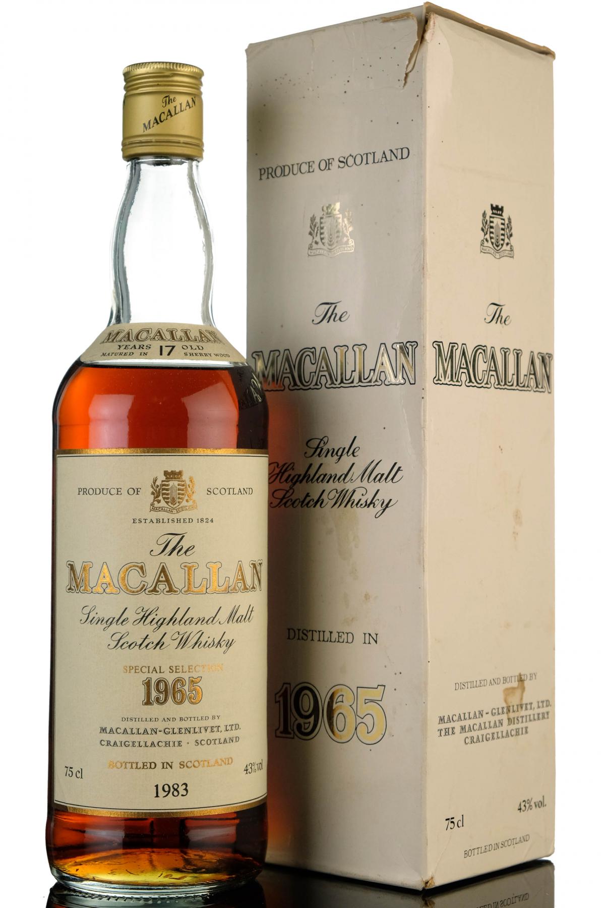 Macallan 1965-1983 - 17 Year Old