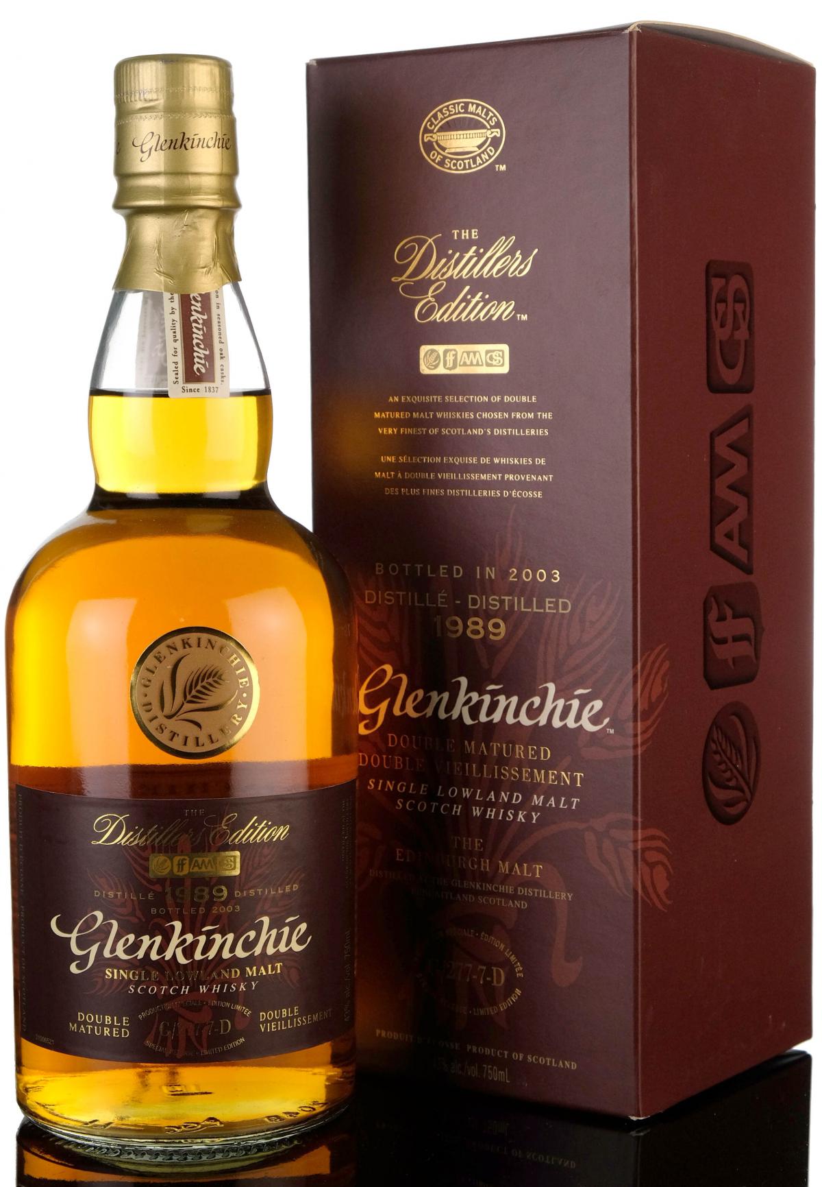 Glenkinchie 1989 - Distillers Edition