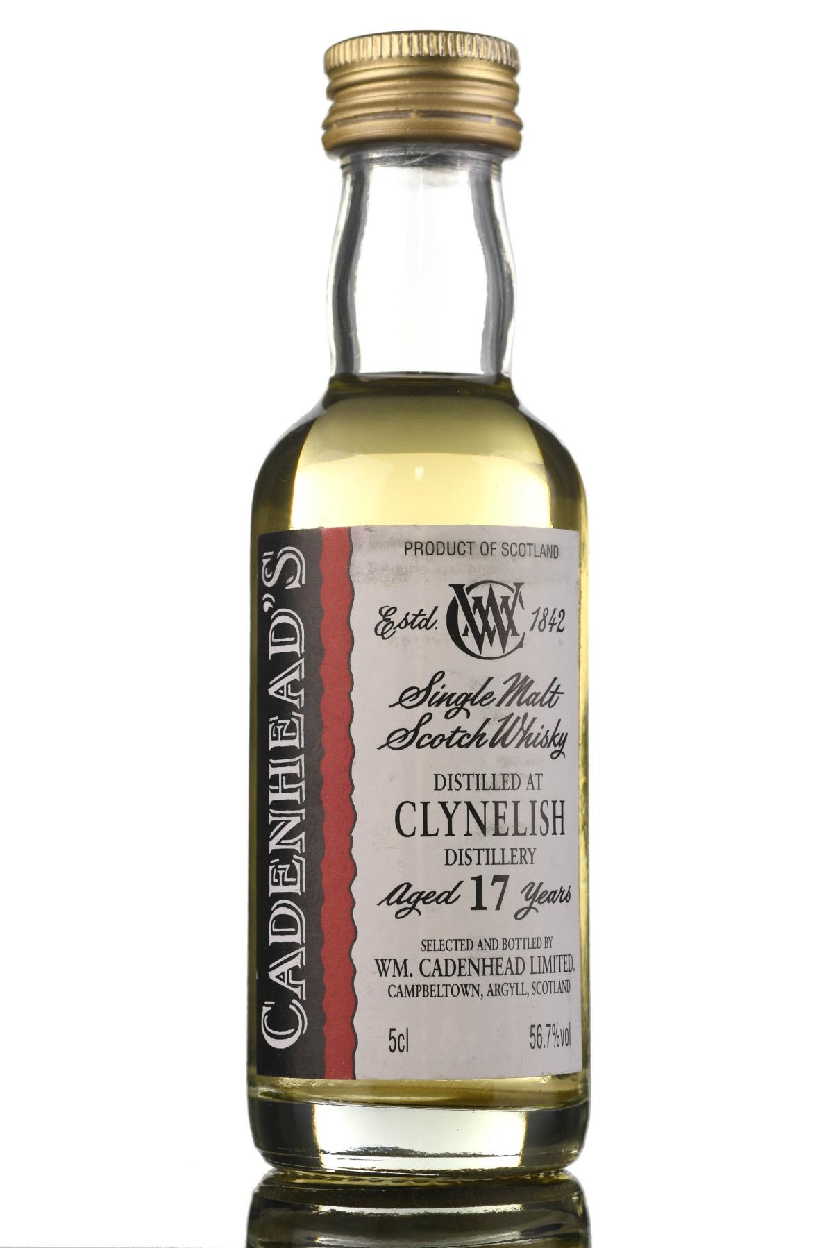 Clynelish 17 Year Old - Cadenhead Miniature