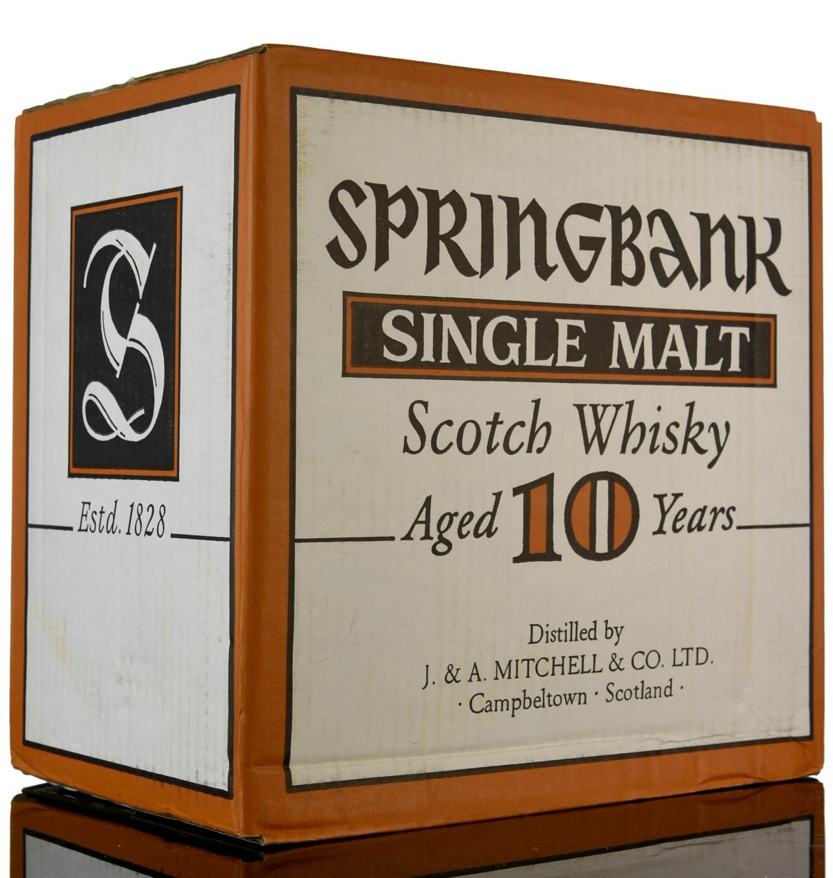 Sealed Case Springbank 10 Year Old