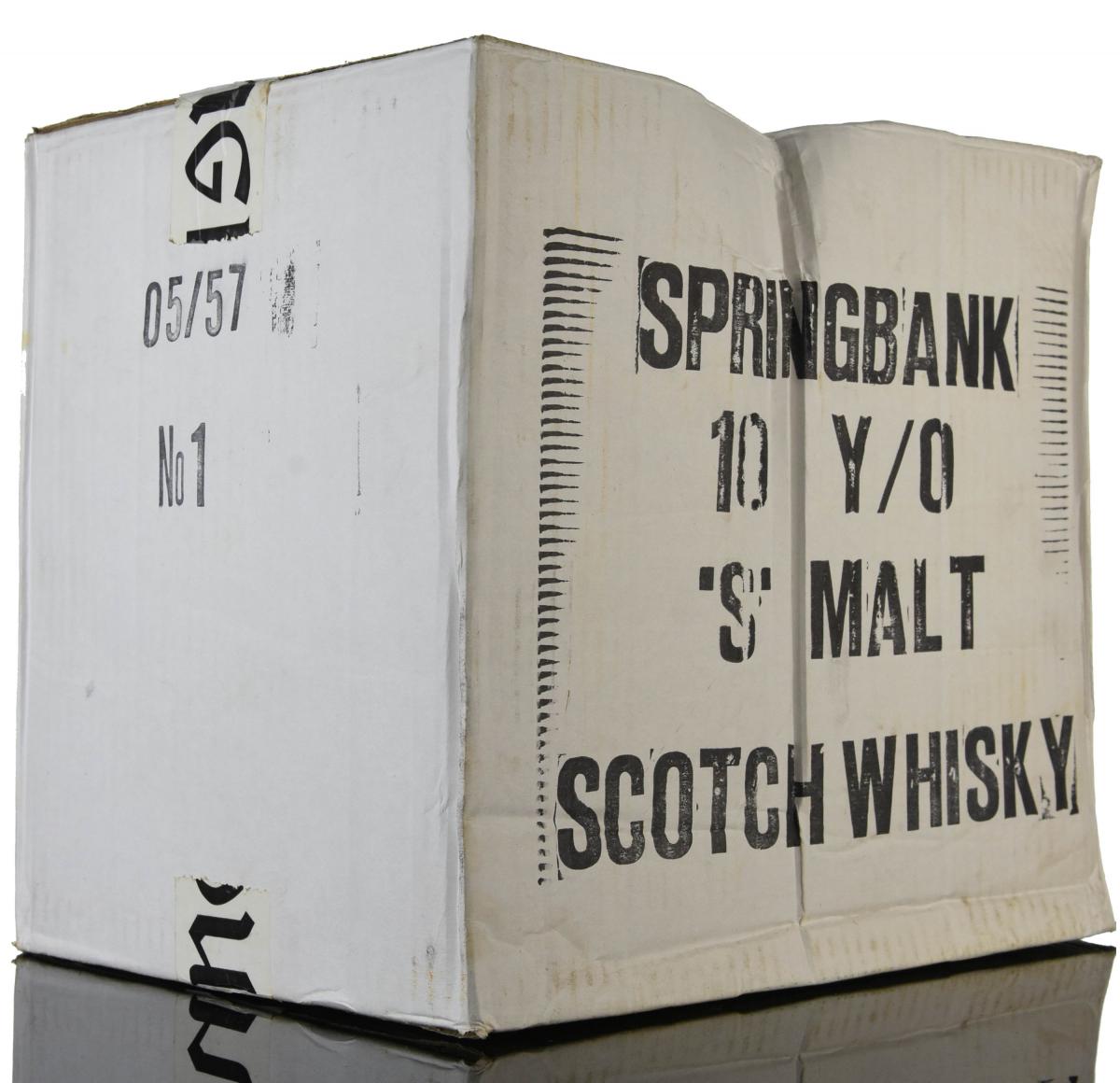 Sealed Case Springbank 10 Year Old