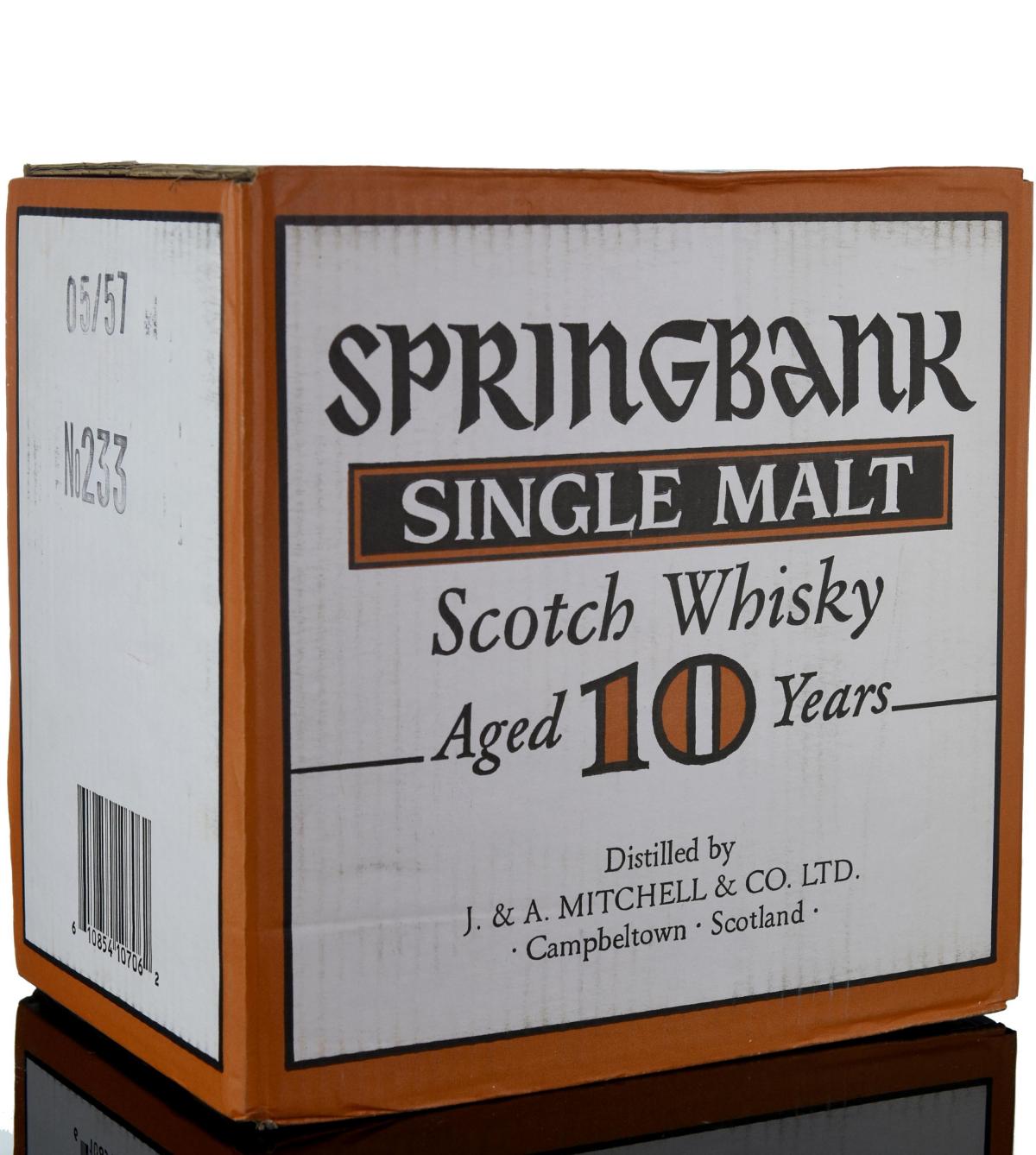 Sealed Case Springbank 10 Year Old