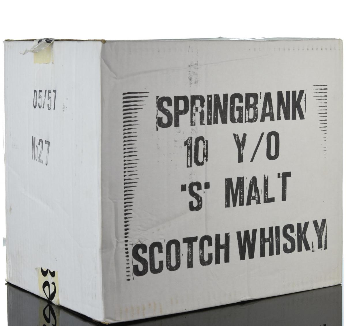 Sealed Case Springbank 10 Year Old