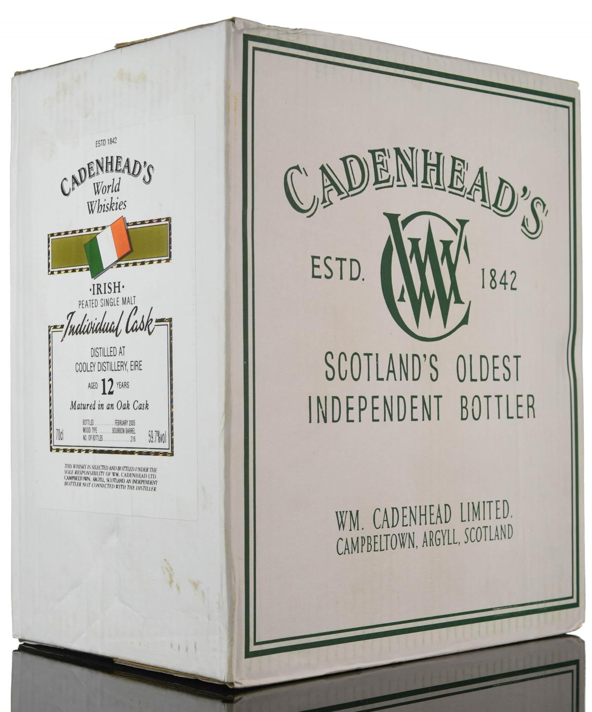 Sealed Case Cooley 12 Year Old - Irish Whiskey - Cadenheads World Whiskies