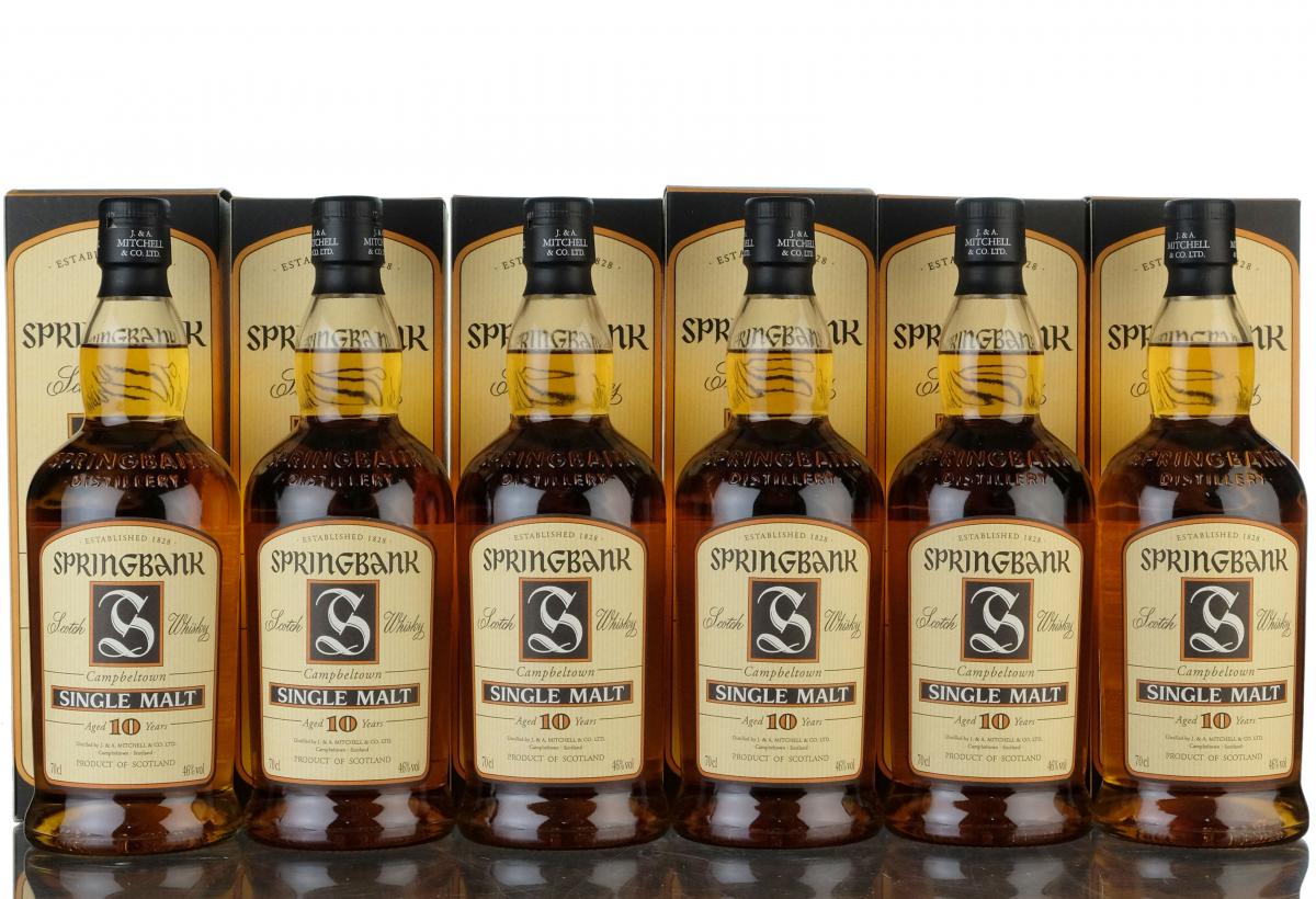 6 x Springbank 10 Year Old